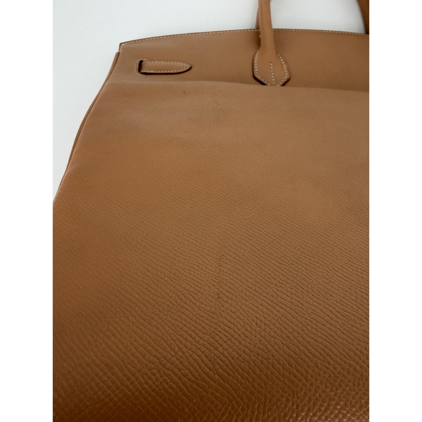 Hermès Birkin 40 Handbag Vintage in Gold Togo Leather 1999 C-7