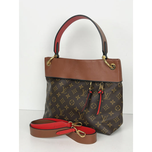 Louis Vuitton Tuileries Besace Handbag in Brown Monogram Canvas/Leather NFC S07