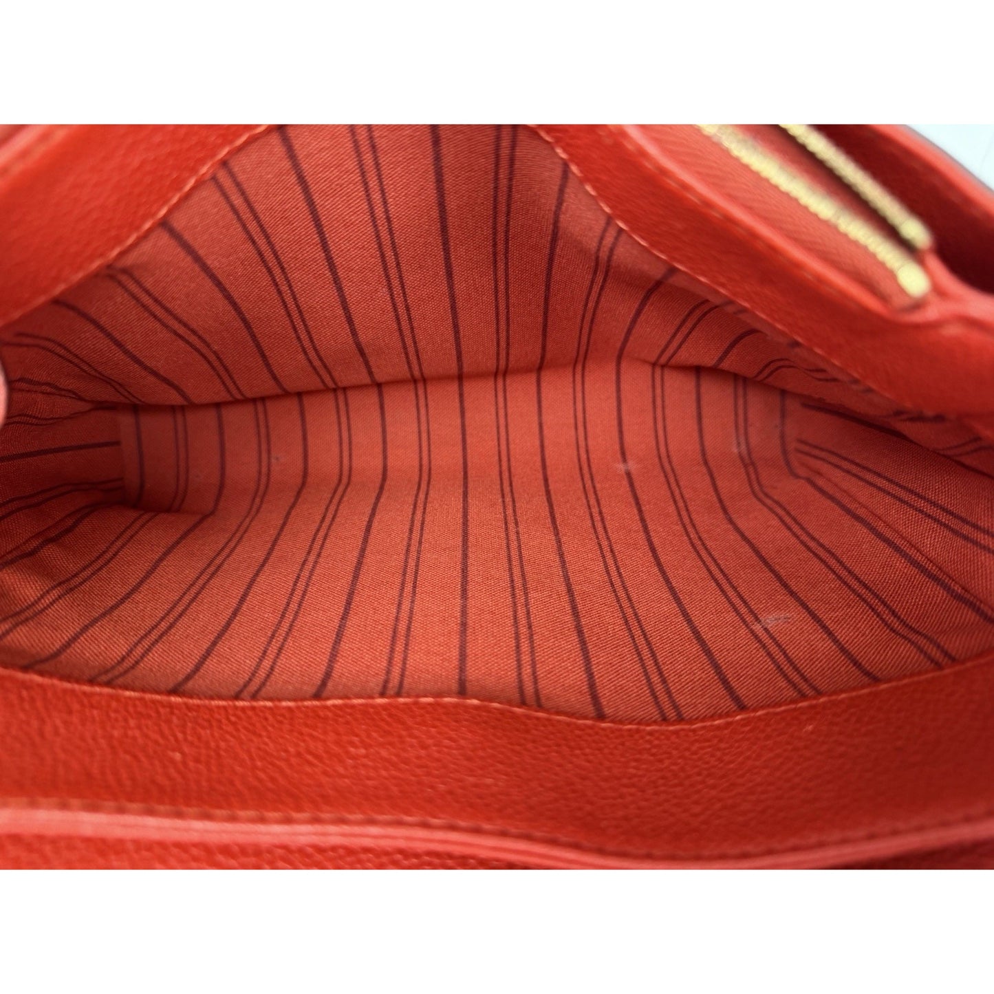 Louis Vuitton Fascinante Bag in Red Embossed Monogram Empreinte Leather 2013 S04