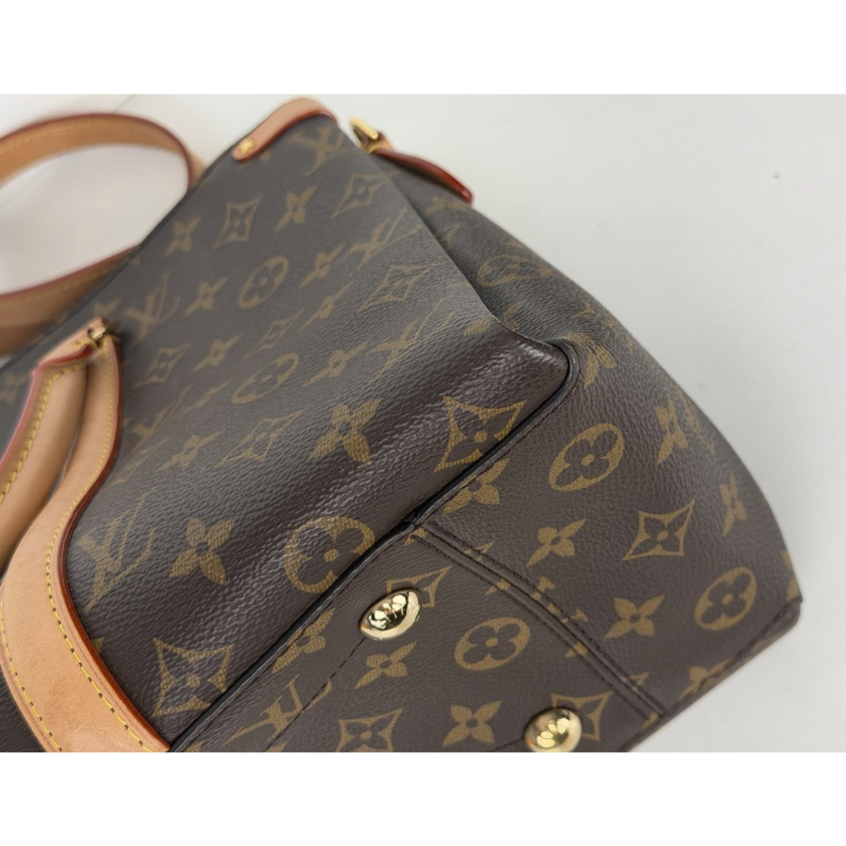 Louis Vuitton Soufflot MM Shoulder Bag LV Monogram Brown Coated Canvas 2020 S21