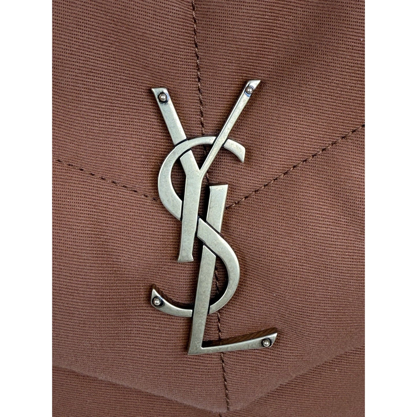 Saint Laurent Loulou Small Shoulder Bag in Celosia Orange Quilted Fabric (2024)