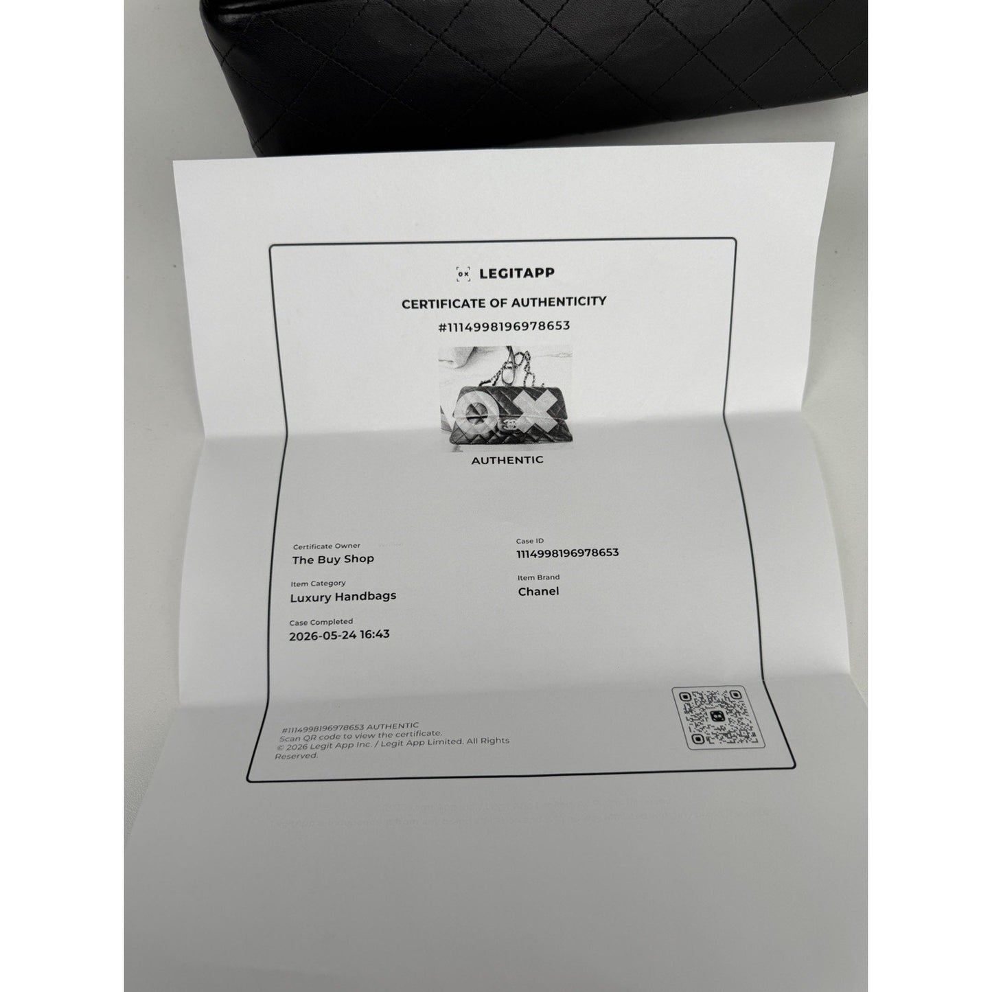 CHANEL Classic Double Flap Bag Medium Black Caviar Leather 2011