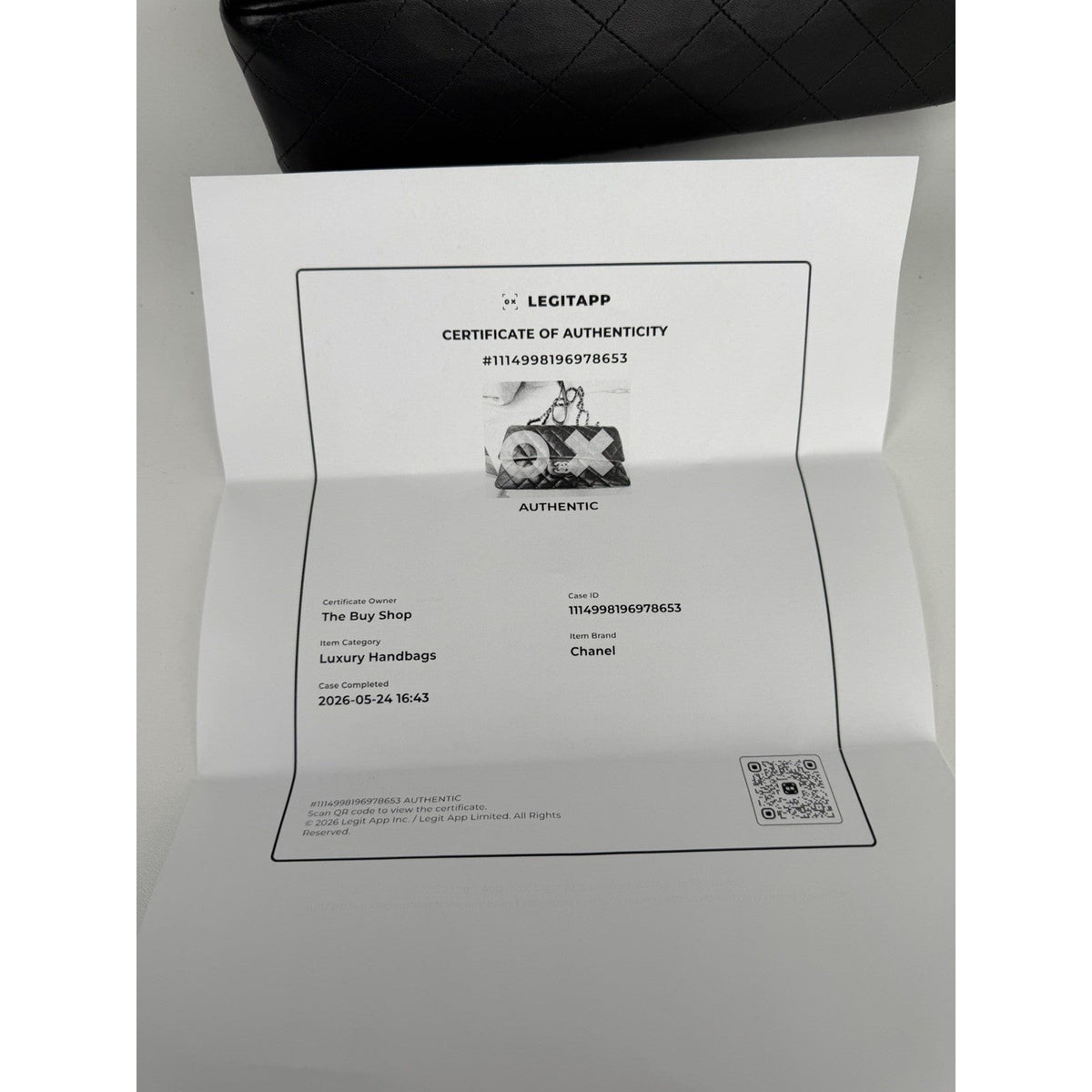 CHANEL Classic Double Flap Bag Medium Black Leather 2011 U2