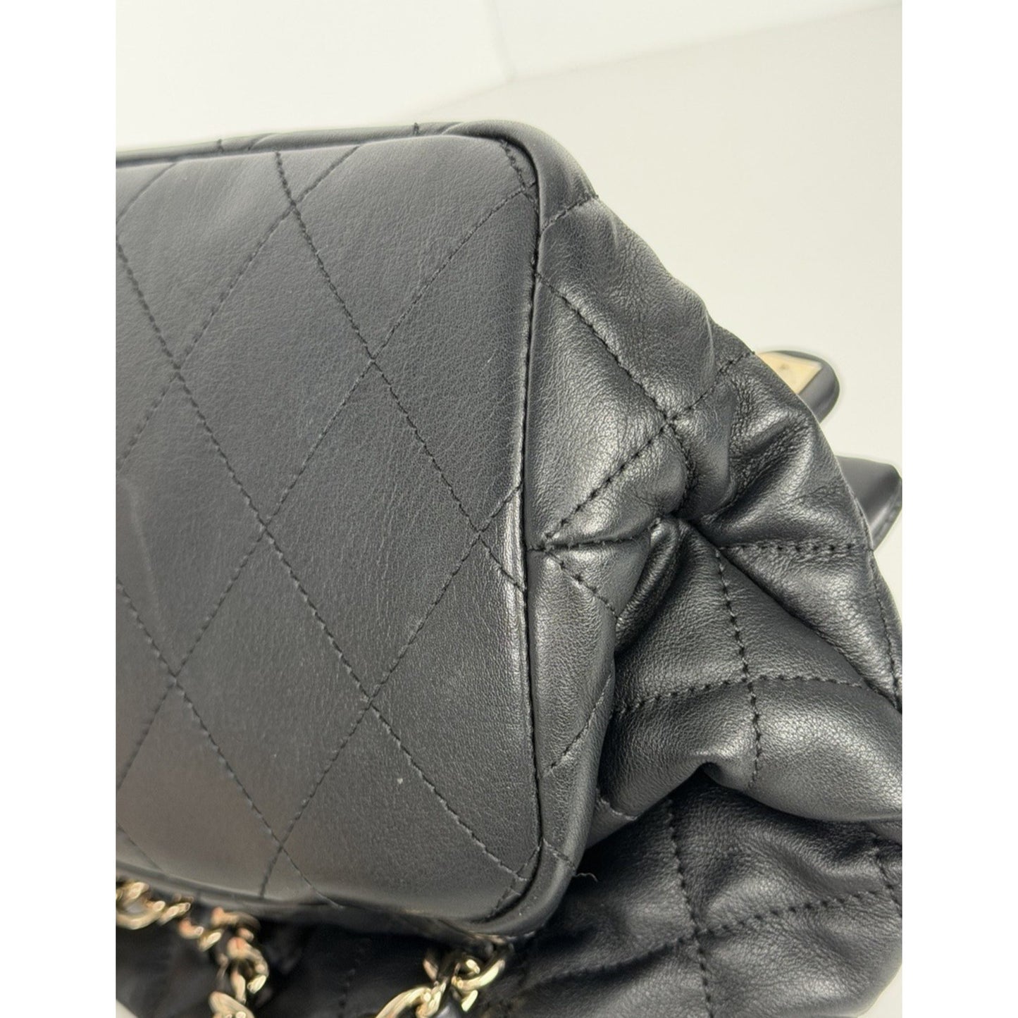 Chanel Double Pocket Drawstring Backpack F1