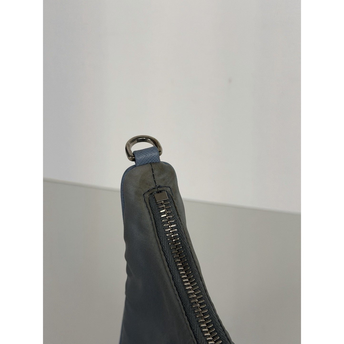 Prada Blue Tessuto Nylon Re-Edition 2005 Crossbody Bag S03