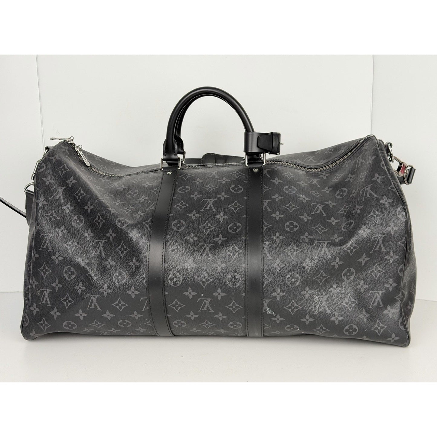 Louis Vuitton Keepall Bandouliere 55 in Monogram Eclipse Coated Canvas NFC S
