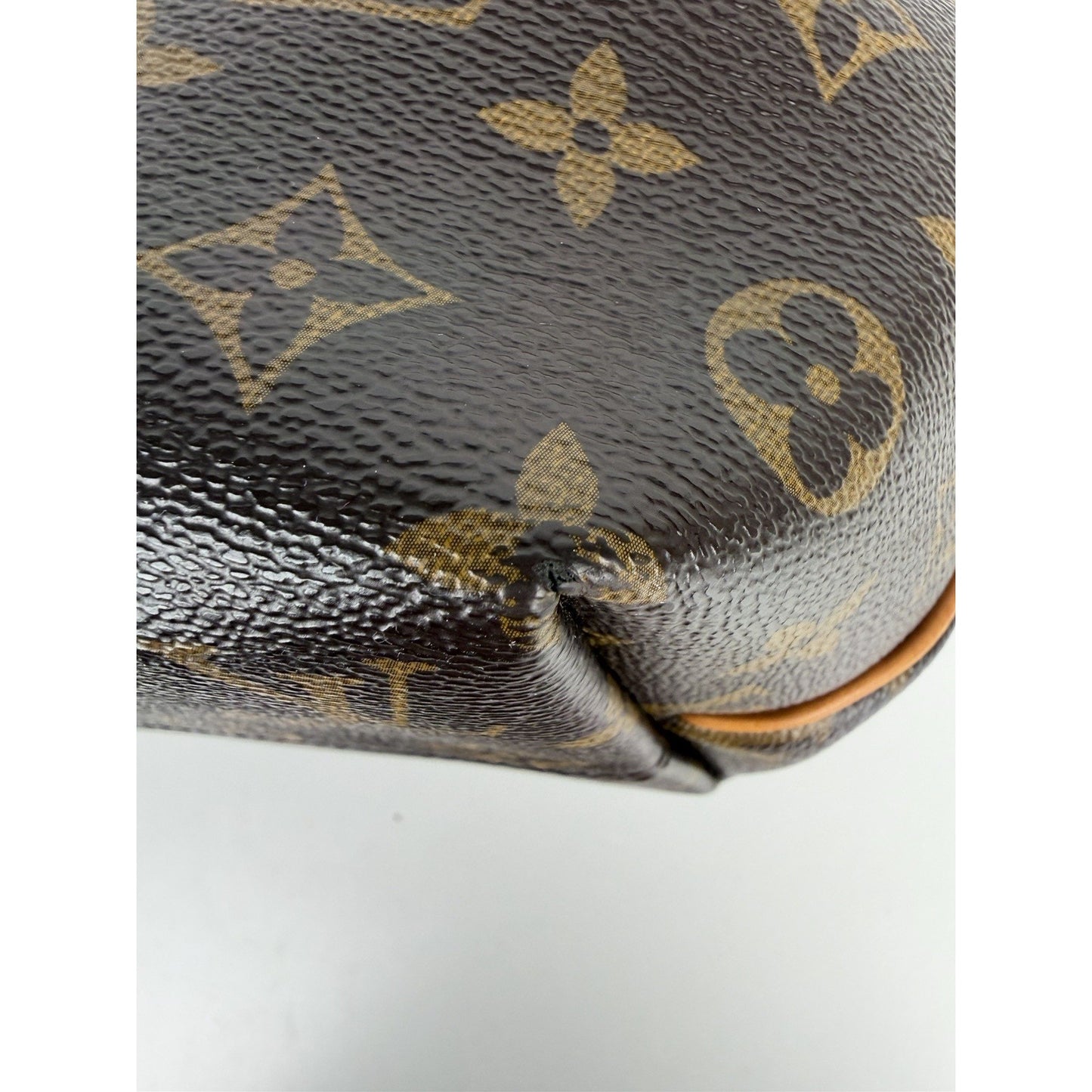 Louis Vuitton Turenne PM Bag in Brown LV Monogram Coated Canvas 2015 S