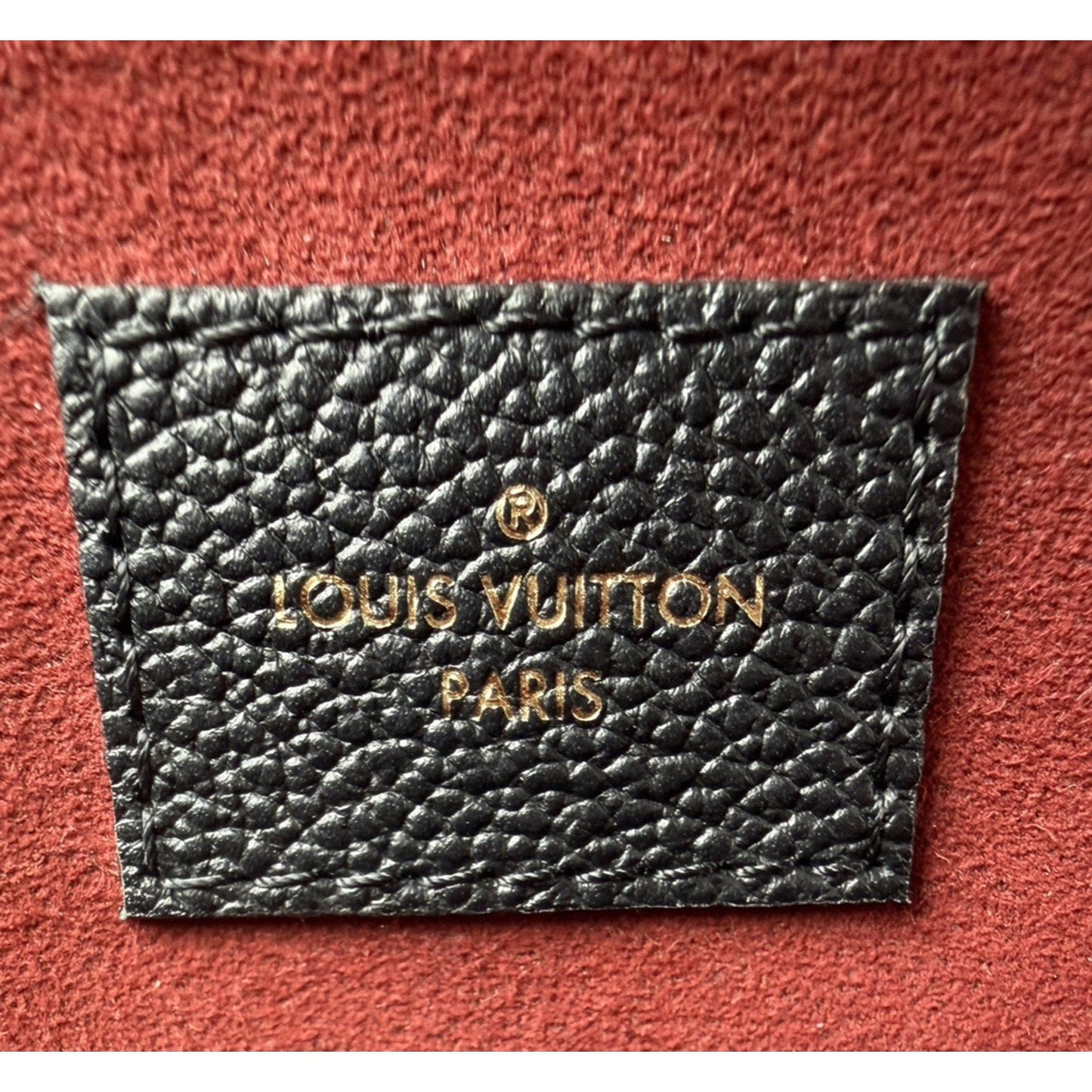 Louis Vuitton Grand Palais Shoulder Bag Black Monogram Empreinte Leather NFC F1