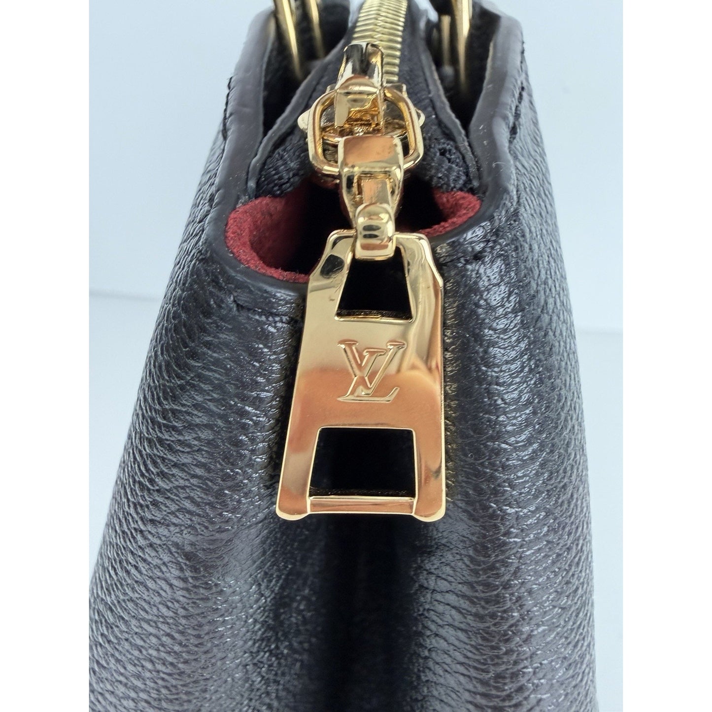 Louis Vuitton Grand Palais Bag Petite Black LV Monogram Empreinte Leather NFC D9