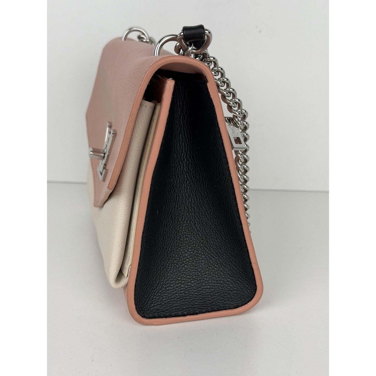 Louis Vuitton MyLockme BB Handbag Pink Cream Tricolour Soft Calfskin 2018 S17