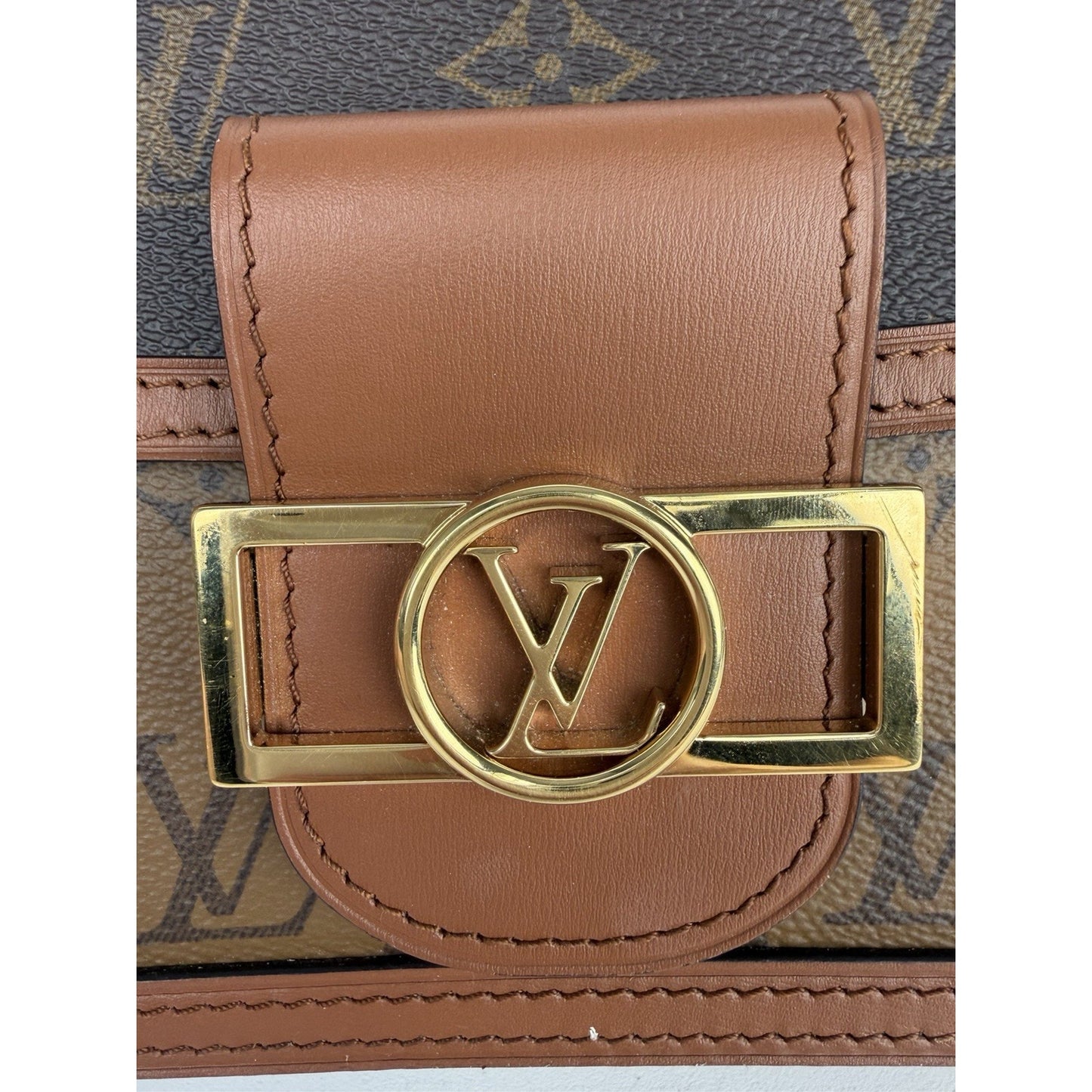 Louis Vuitton Dauphine Shoulder Bag Mini in Reverse Monogram Canvas NFC C-1