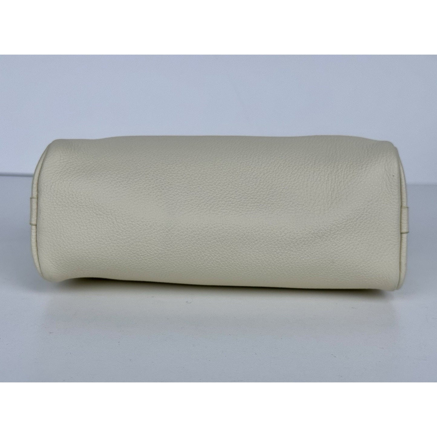 The Row 90s Bag White Leather Silver Hardware