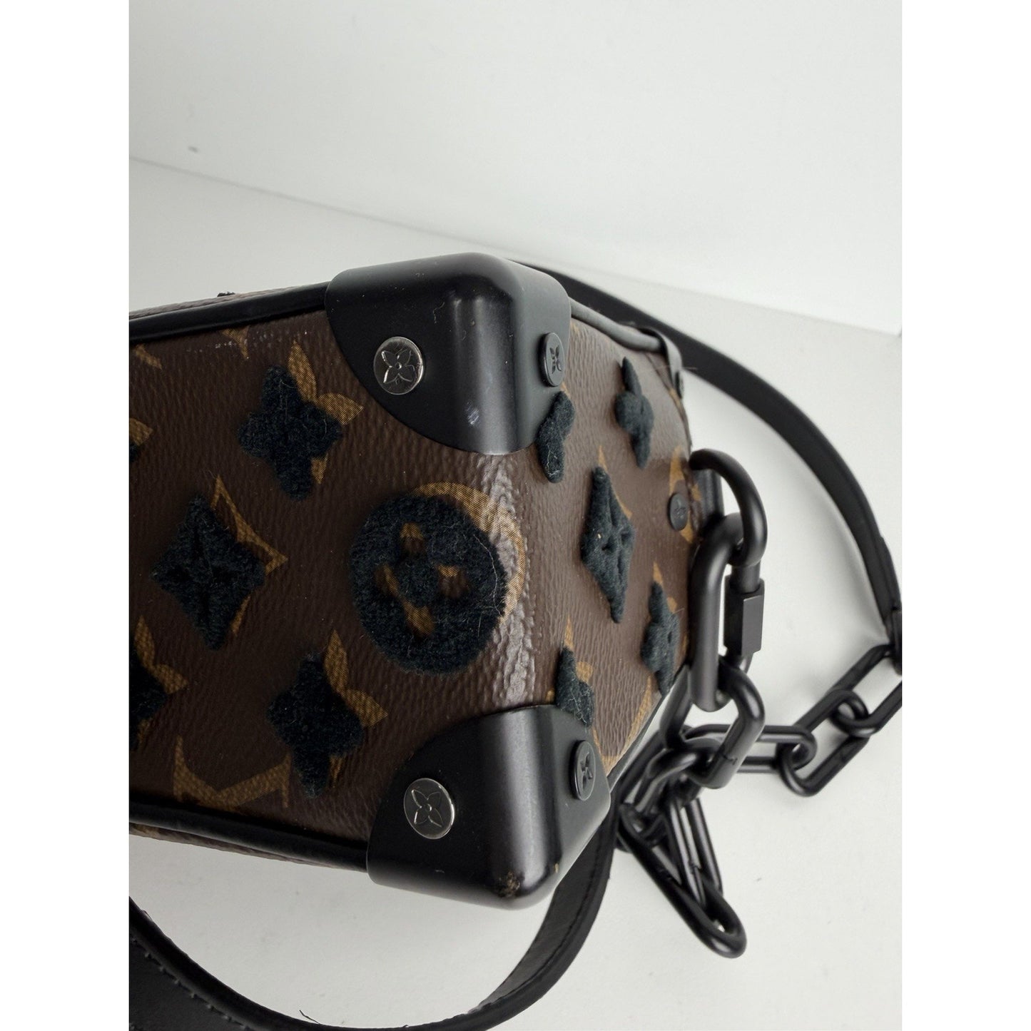 Louis Vuitton Mini Soft Trunk Bag in Brown Monogram Coated Canvas 2019 S03