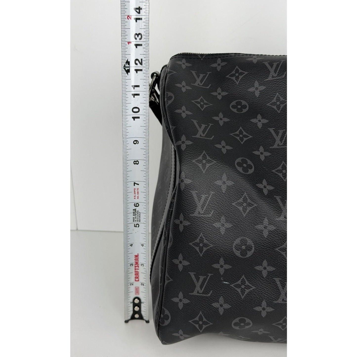 Louis Vuitton Keepall Bandouliere 55 in Monogram Eclipse Coated Canvas NFC S