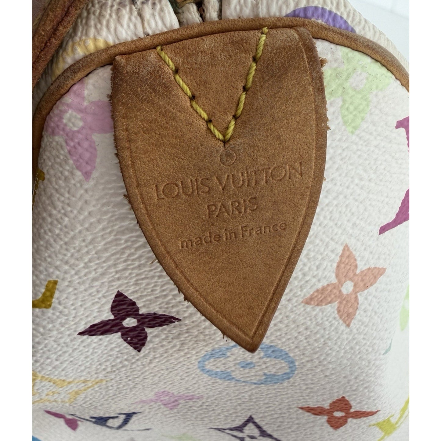 Louis Vuitton x Takashi Murakami Speedy Bag 30 in Monogram Multicolore 2004 S-08
