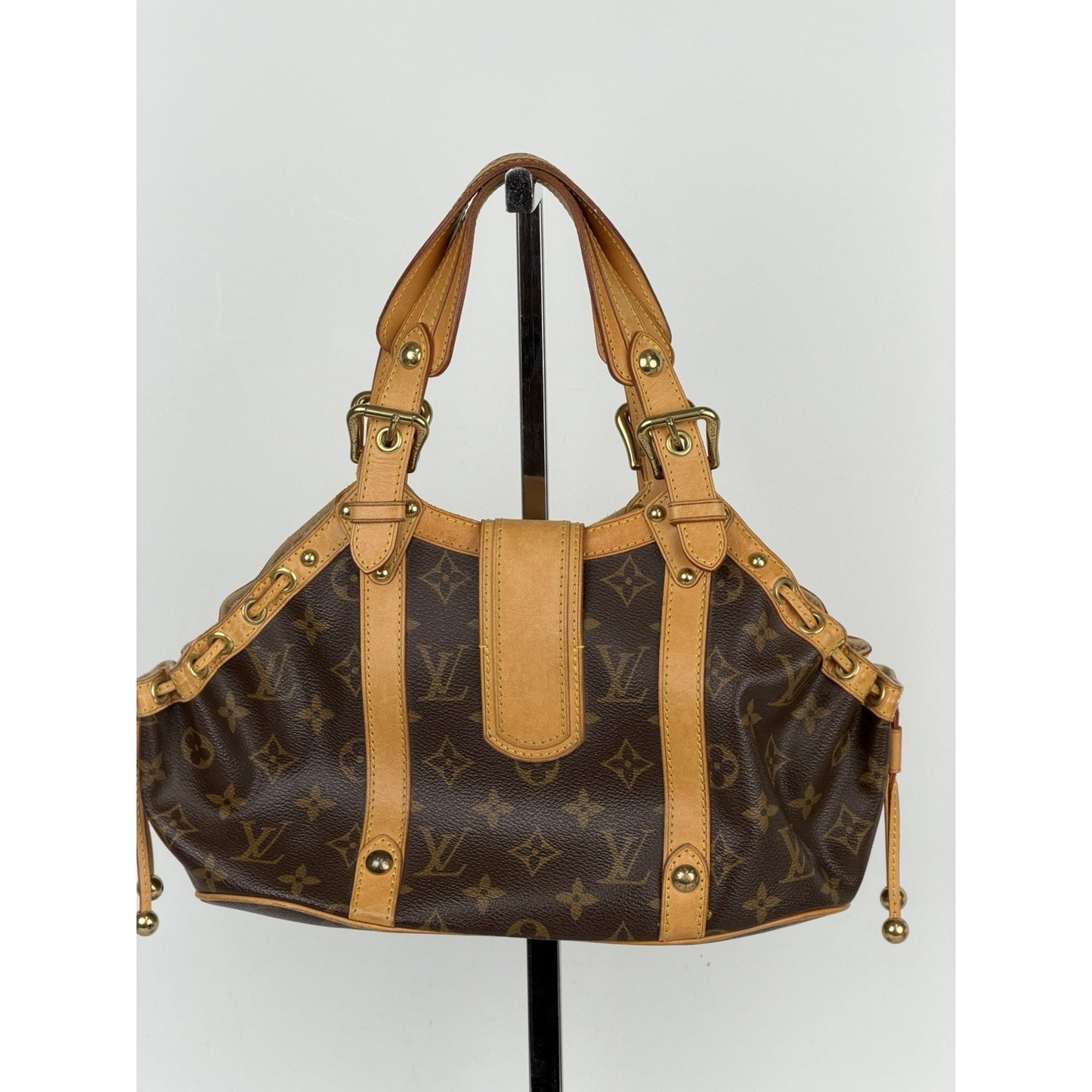 Louis Vuitton LV Monogram Theda GM Vintage Satchel Bag (2004)