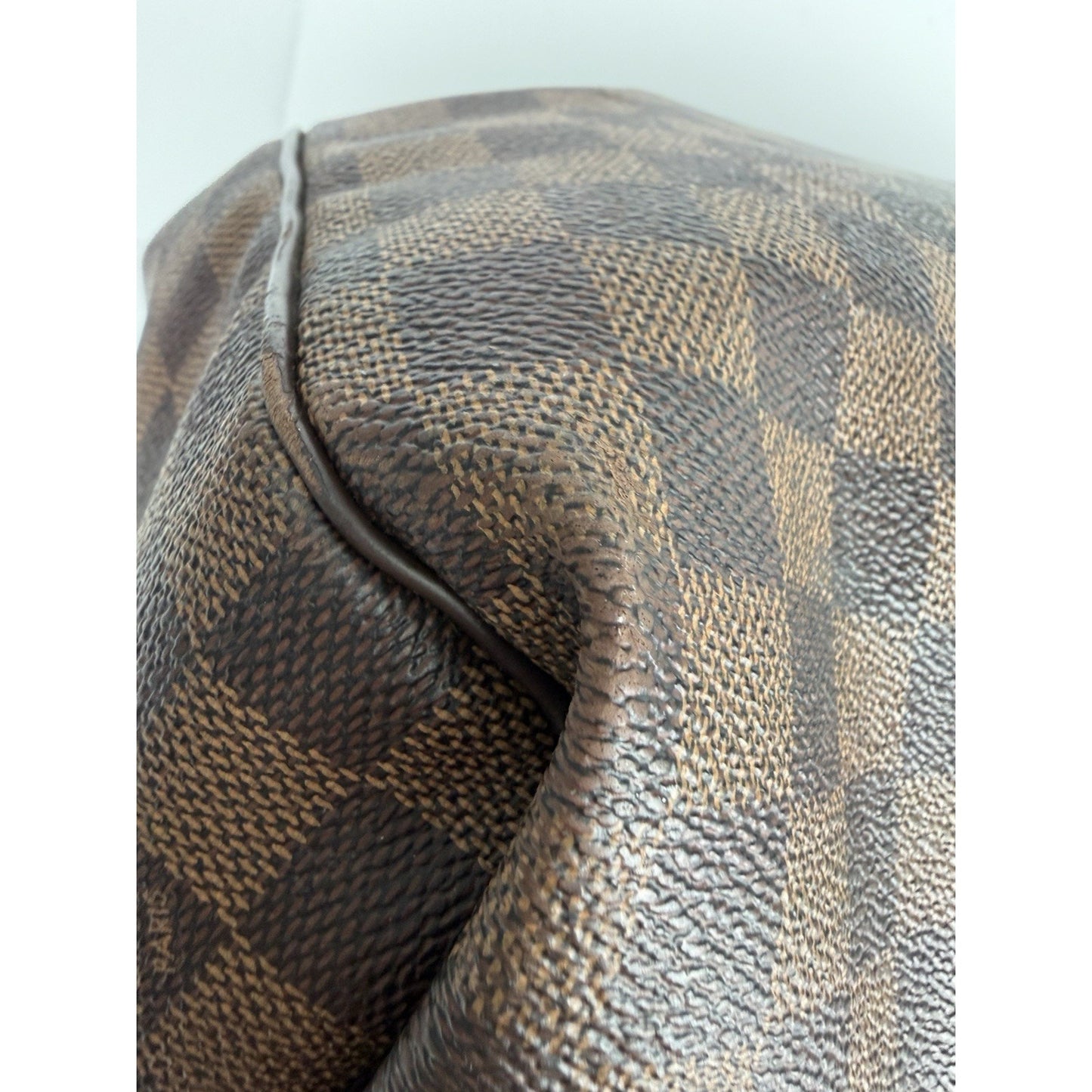 Louis Vuitton Keepall 55 Damier Ebene Brown Canvas Duffel Bag (2015)