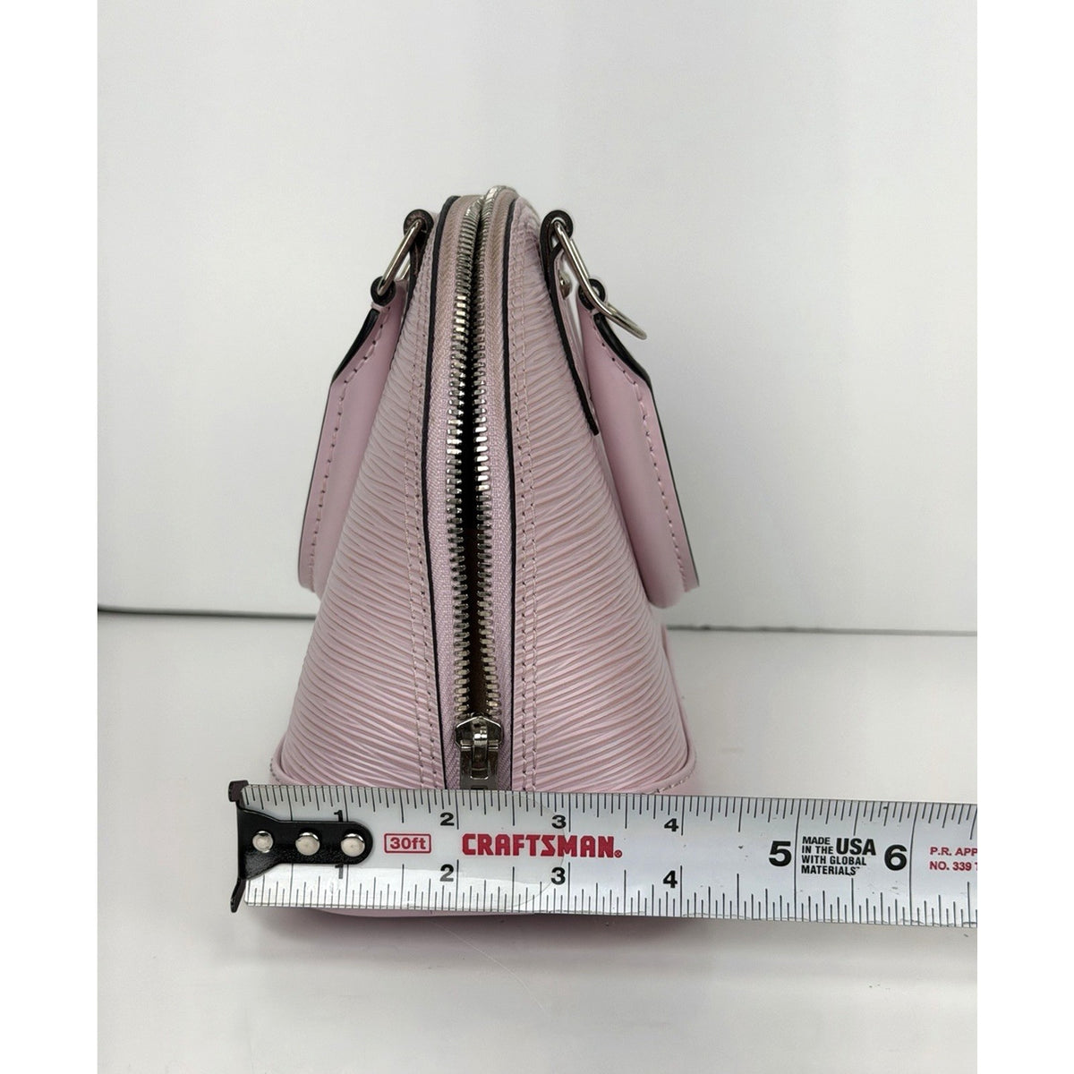Louis Vuitton Alma BB Handbag in Pink Epi Leather Silver-Tone Hardware S02