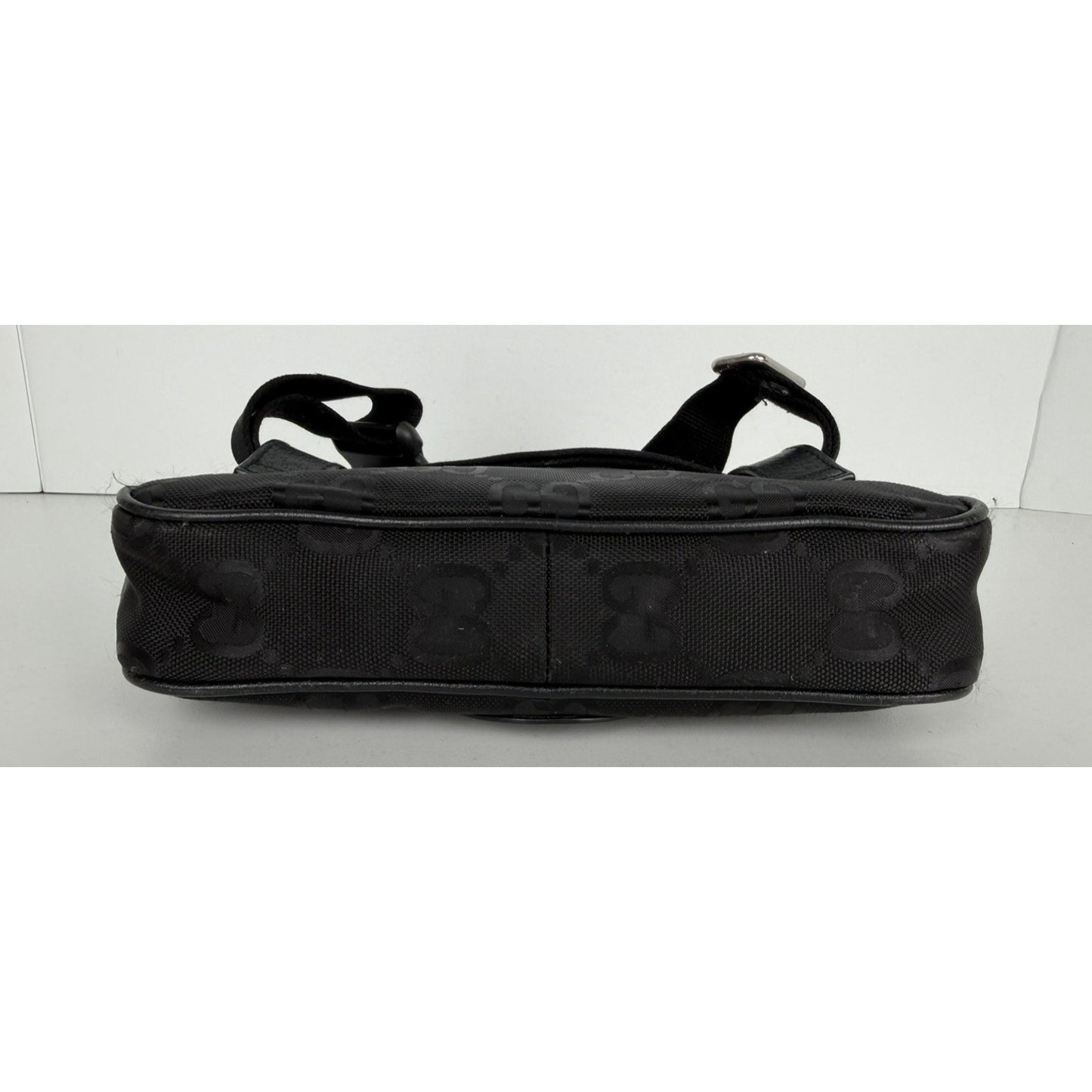 Gucci Off The Grid Belt Bag in Black GG Monogram Nylon S17