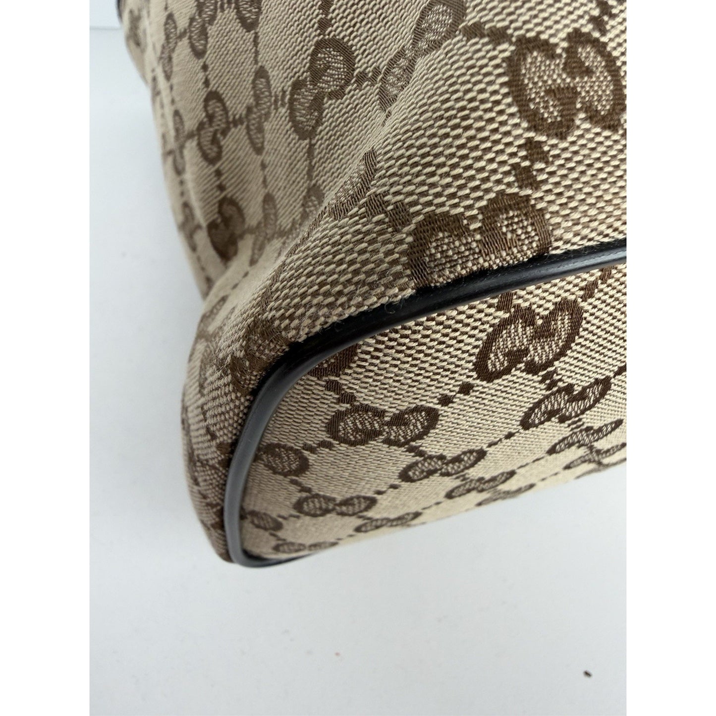 Gucci Joy Tote Bag Large in Brown GG Supreme Monogram Canvas S