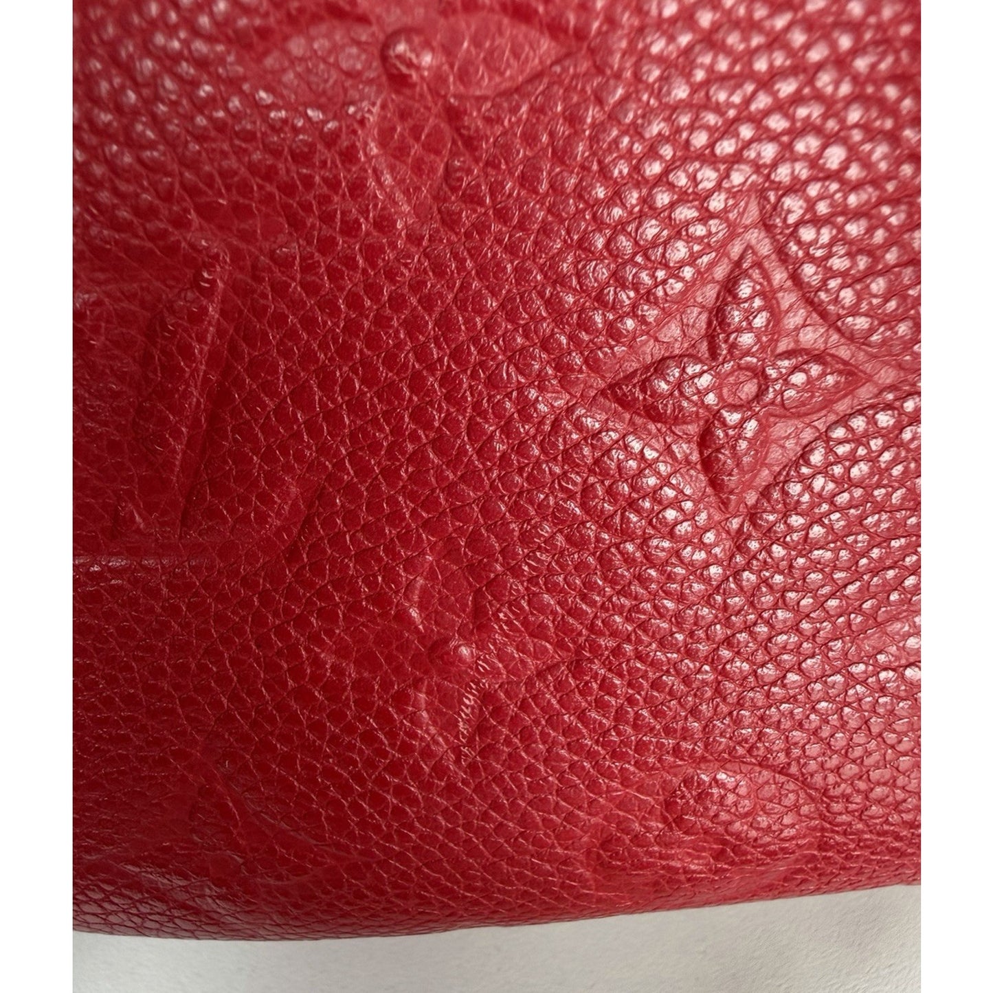 Louis Vuitton Pochette Metis Shoulder Bag Red Monogram Empreinte Leather 2018 B5