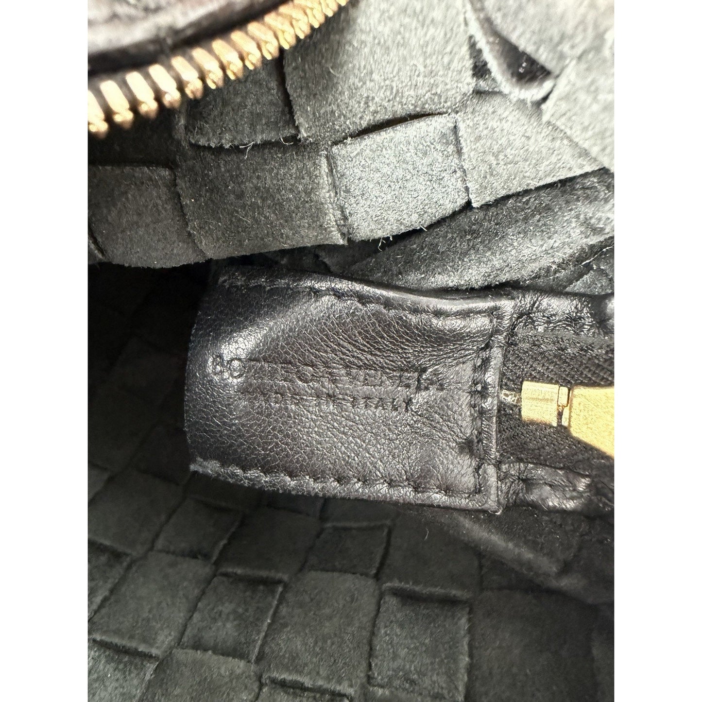 Bottega Veneta Mini Loop Camera Crossbody Bag Black Leather Knot Details S19