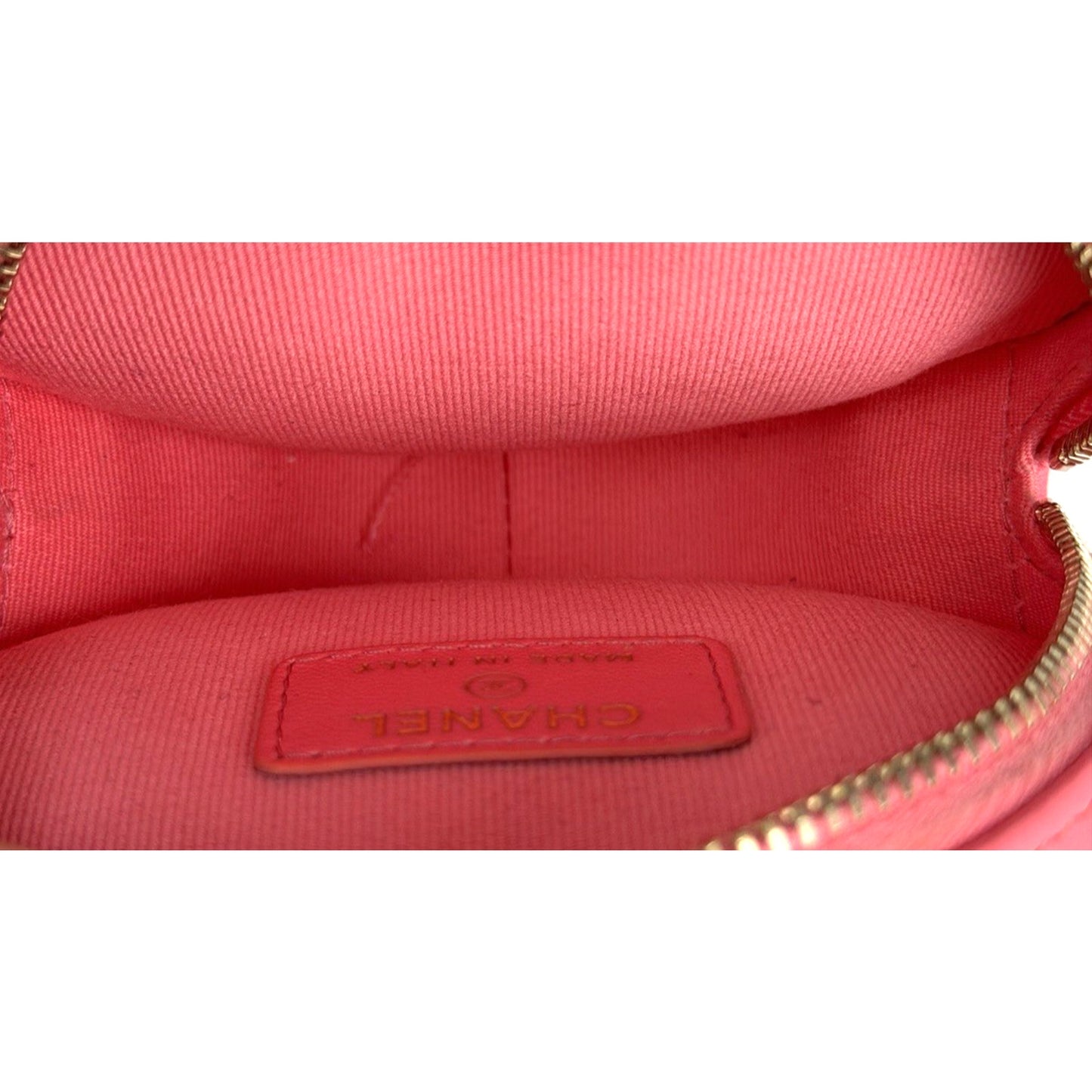 Chanel CC In Love Heart Waist Belt & Shoulder Bag in Pink Quilted Lambskin E-2
