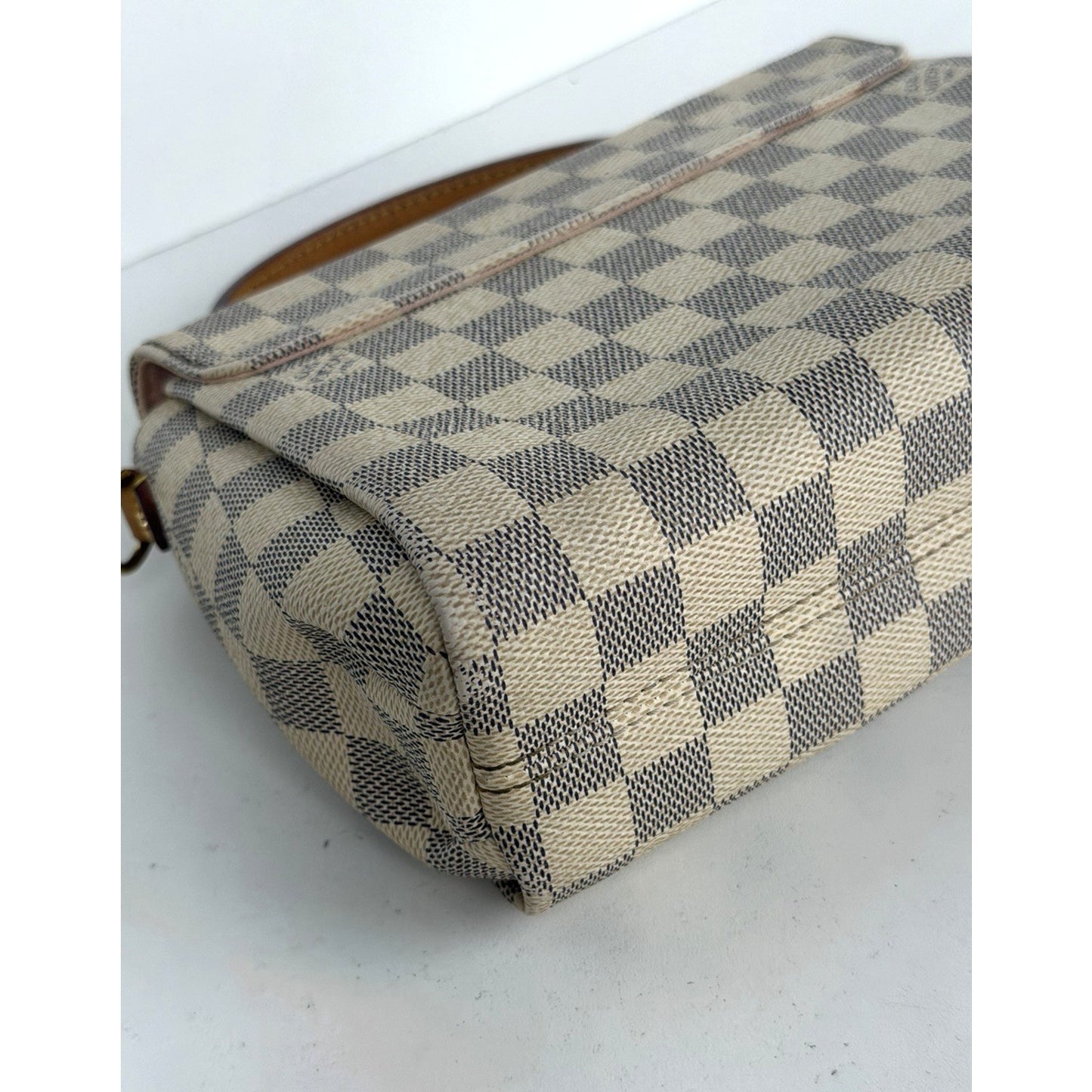 Louis Vuitton Croisette Shoulder Bag in Damier Azur Coated Canvas 2016 S-03