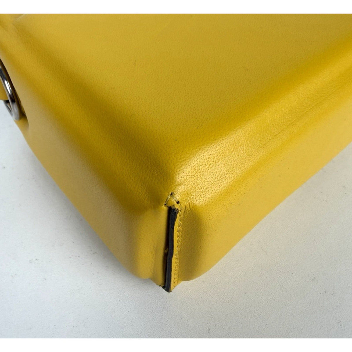 Fendi Baguette Soft Trunk Crossbody Bag in Yellow By Kim Jones S-10