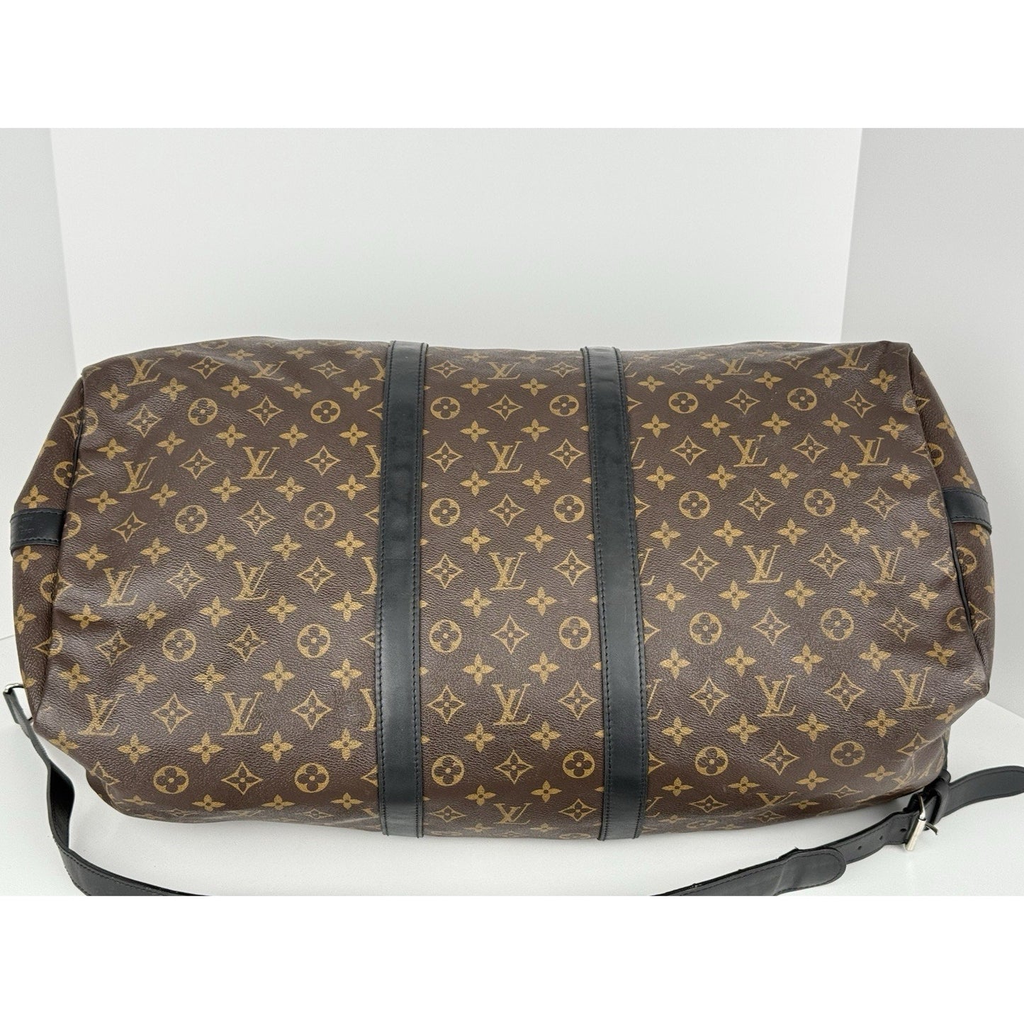 Louis Vuitton Keepall Bandouliere Bag Macassar Monogram Canvas 55