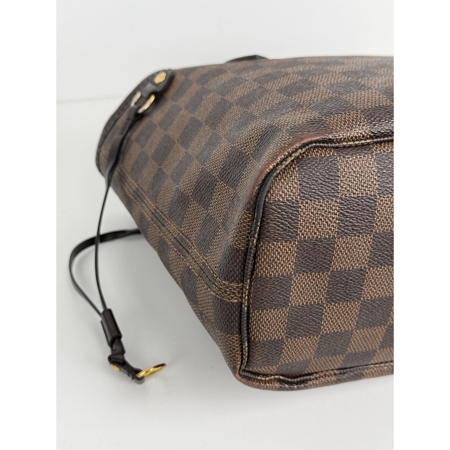 Louis Vuitton Neverfull Damier Ebene Tote PM Brown
