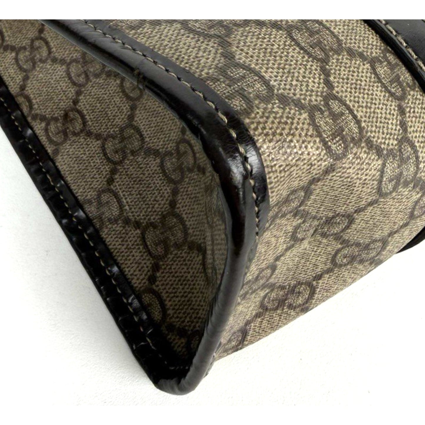 Gucci Joy Medium Shoulder Bag in GG Supreme Coated Canvas with Leather Trim S