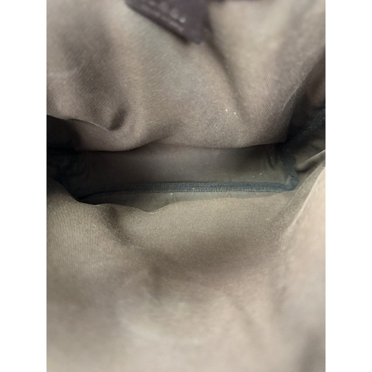 Gucci GG Plus Monogram Messenger Bag in Beige & Dark Brown Coated Canvas S11