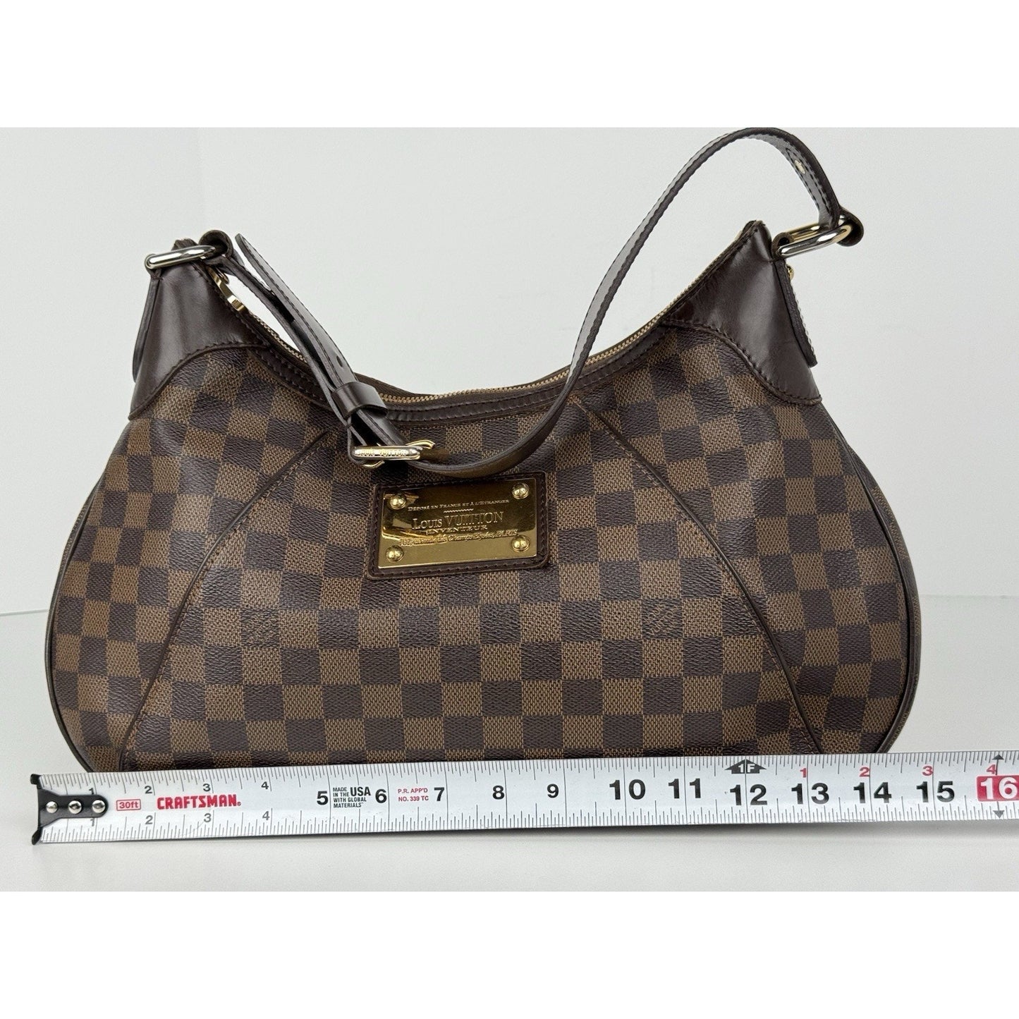 Louis Vuitton Damier Ebene Thames PM Women's Shoulder Bag