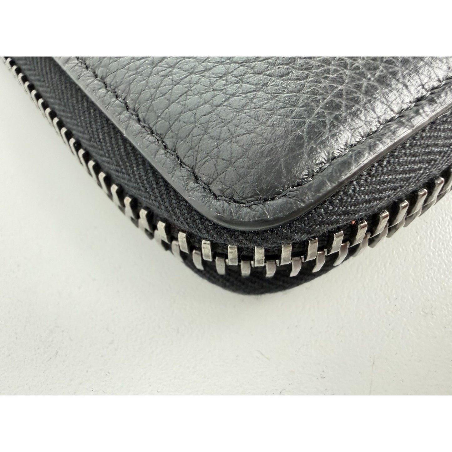 Christian Louboutin Panettone Wallet Black Leather Body & Red Monogram Canvas K3