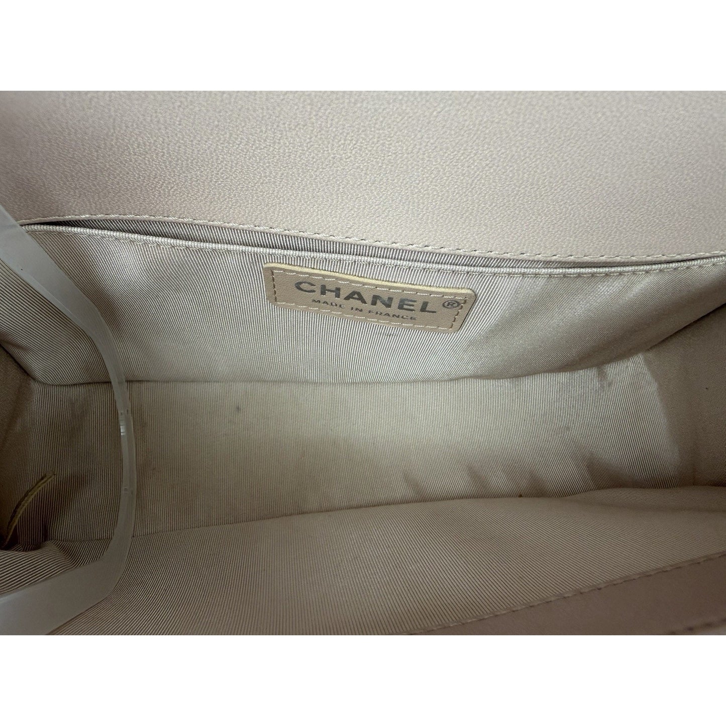 Chanel Medium Quilted Leather Boy Bag in Light Pink F1