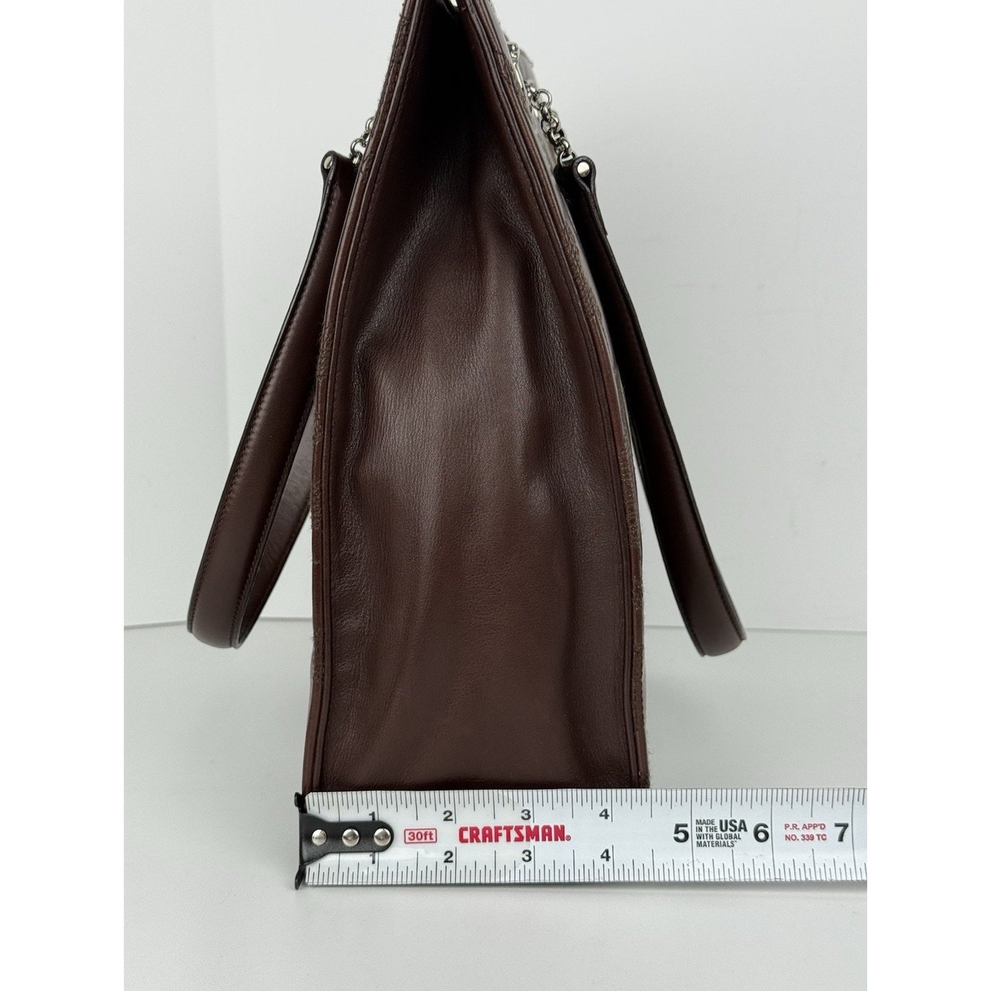 Cartier Panthere Brown Leather Shoulder Bag