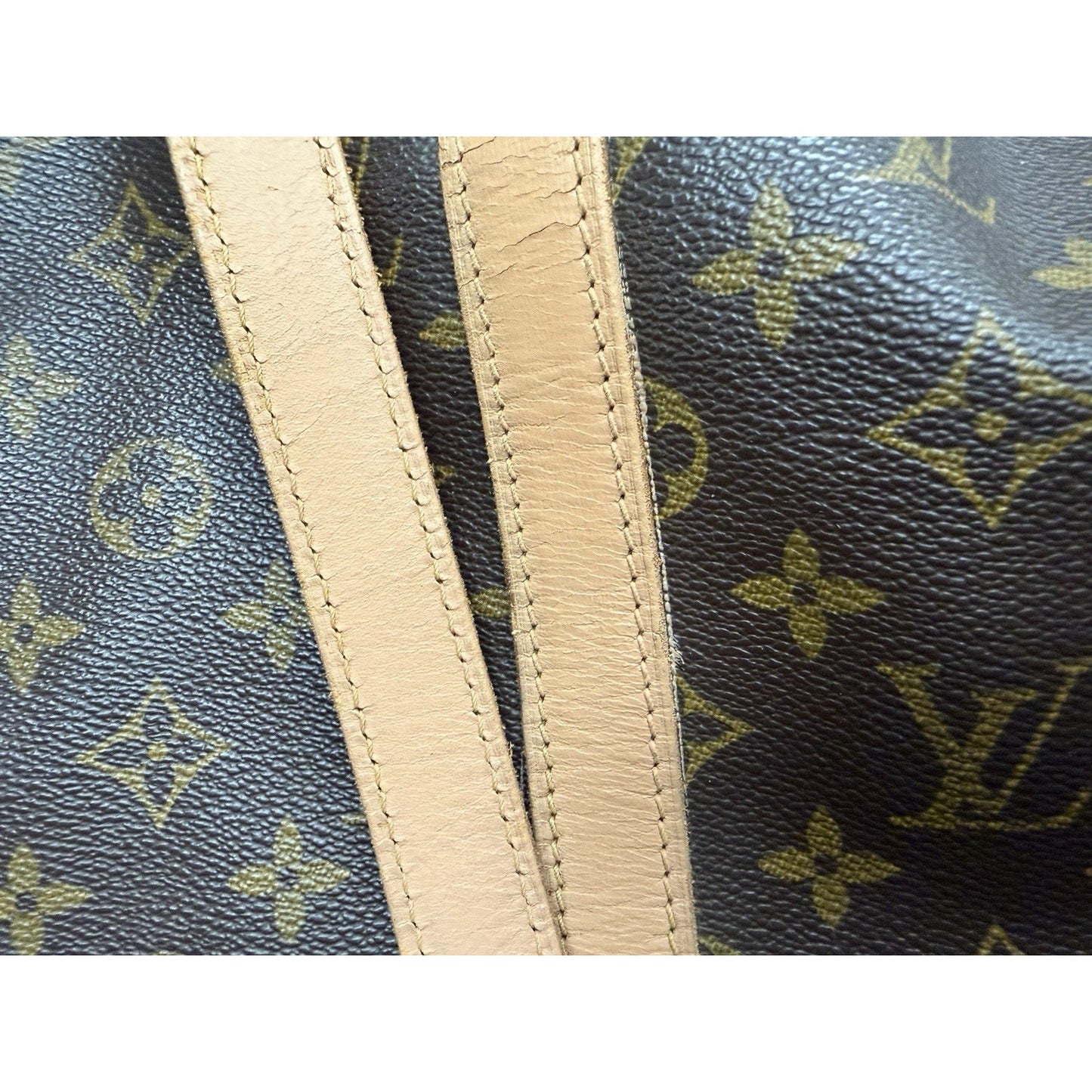 Louis Vuitton Monogram Sac Flanerie Bag Vintage Brown LV Monogram Canvas 1995 S
