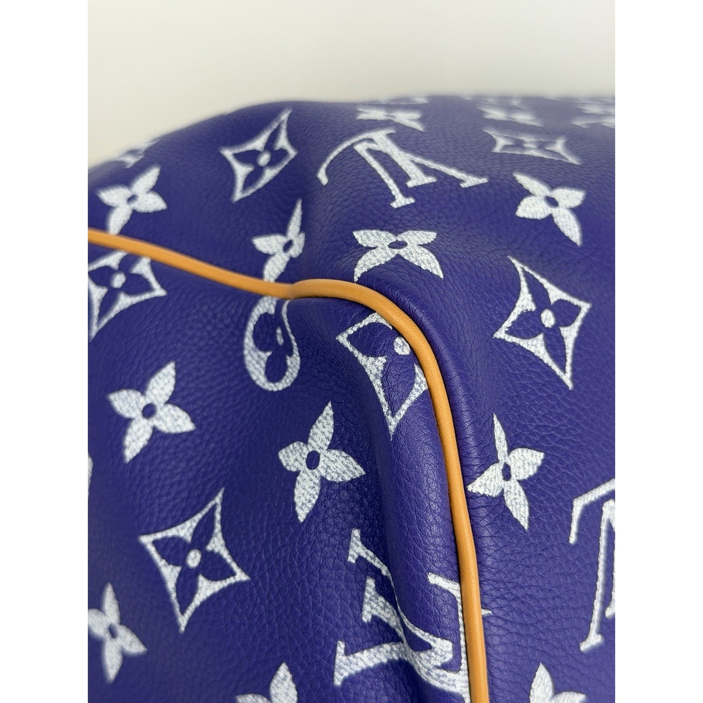 Louis Vuitton Speedy P9 Bandouliere 40 in Purple Monogram Calfskin Microchipped