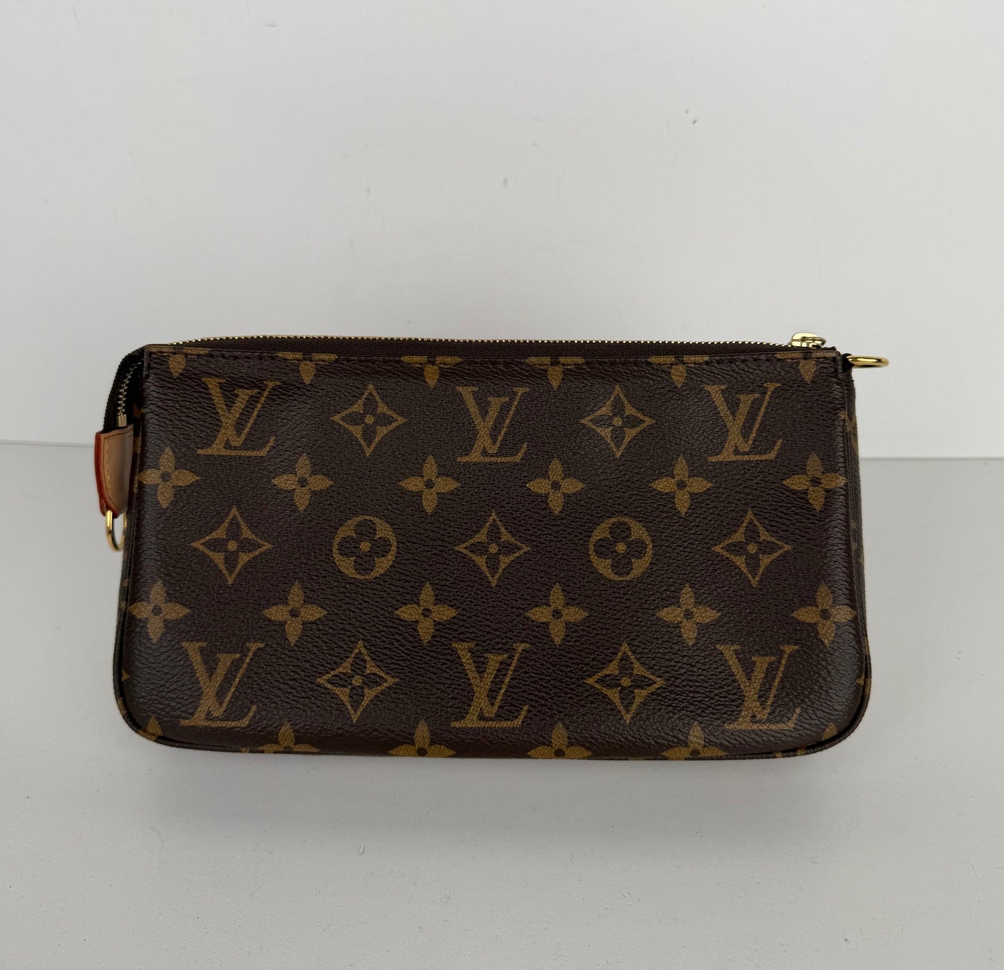 Louis Vuitton Pochette Accessoires Bag NM in Brown LV Monogram Coated Canvas NFC YS-13