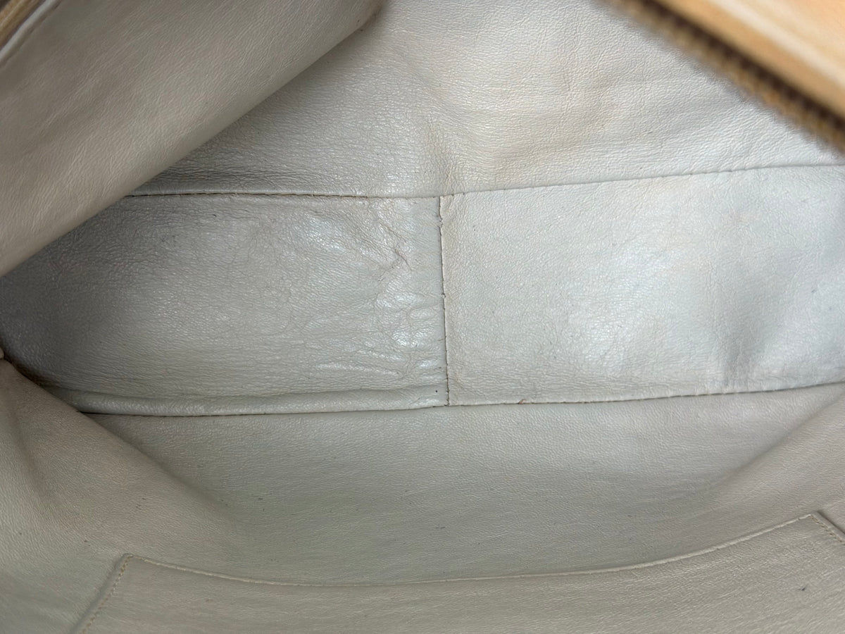 Chanel Caviar Leather Front Pocket CC Camera Bag in a Camel YF2