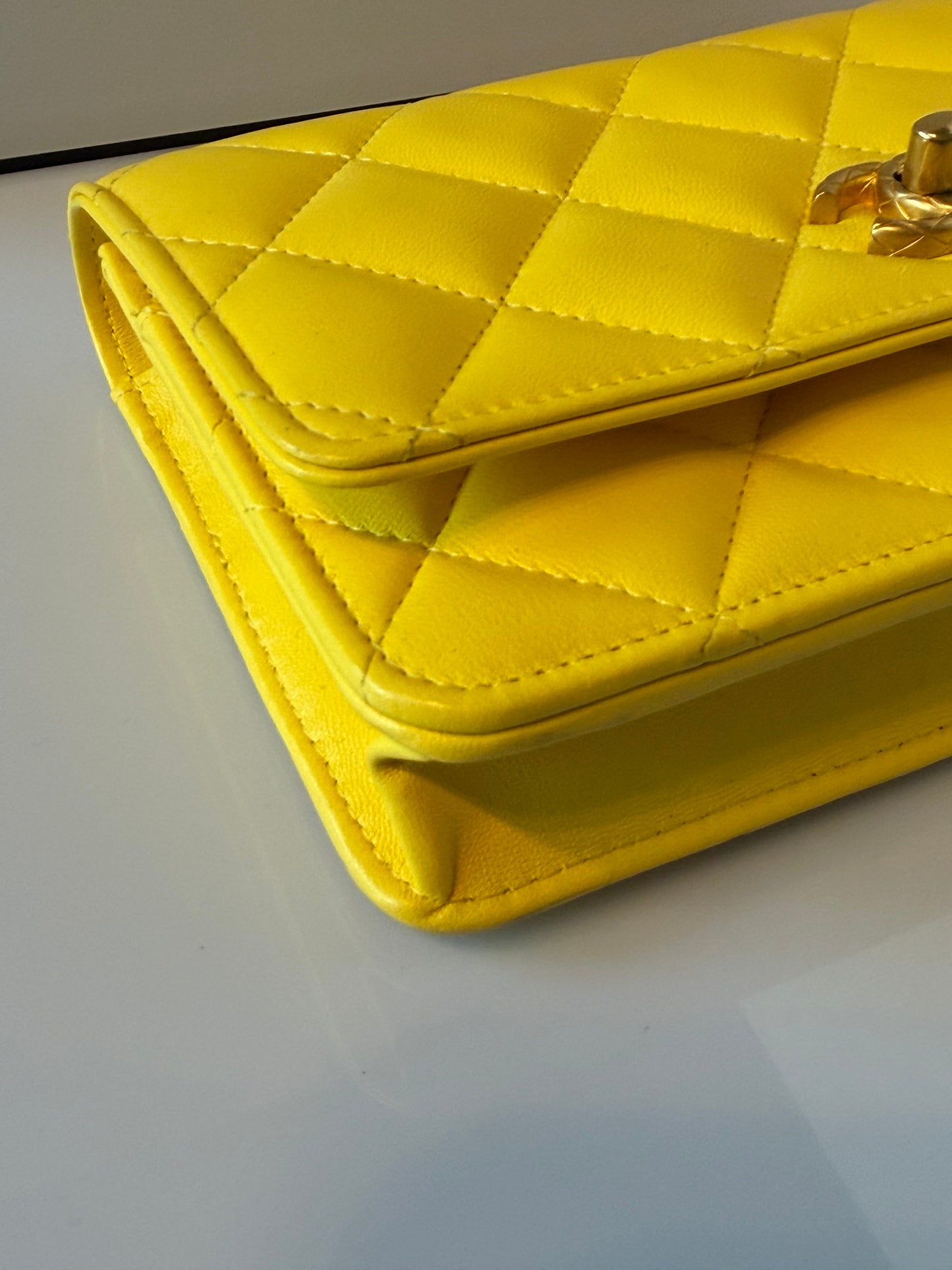 Chanel 2024 Quilted Lambskin Wallet on Chain