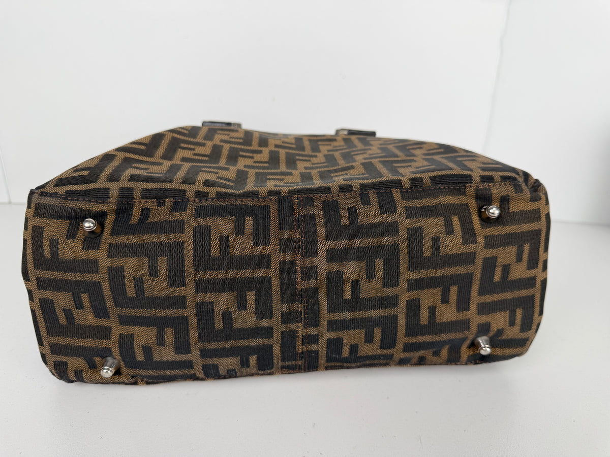 Fendi Zucca Monogram Tote Bag in FF Monogram Canvas Vintage