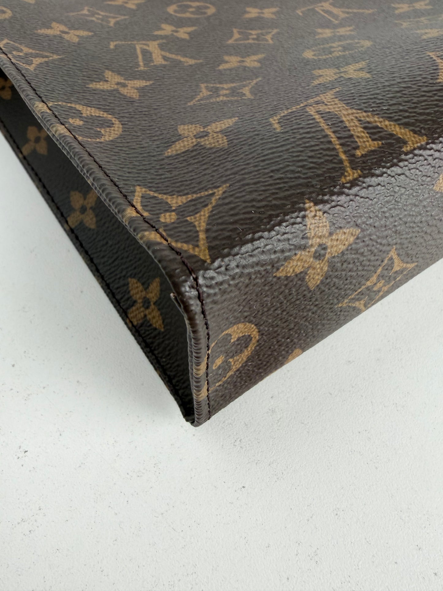 Louis Vuitton Monogram Toiletry Pouch Bag 26 in Brown LV Monogram Coated Canvas NFC Y