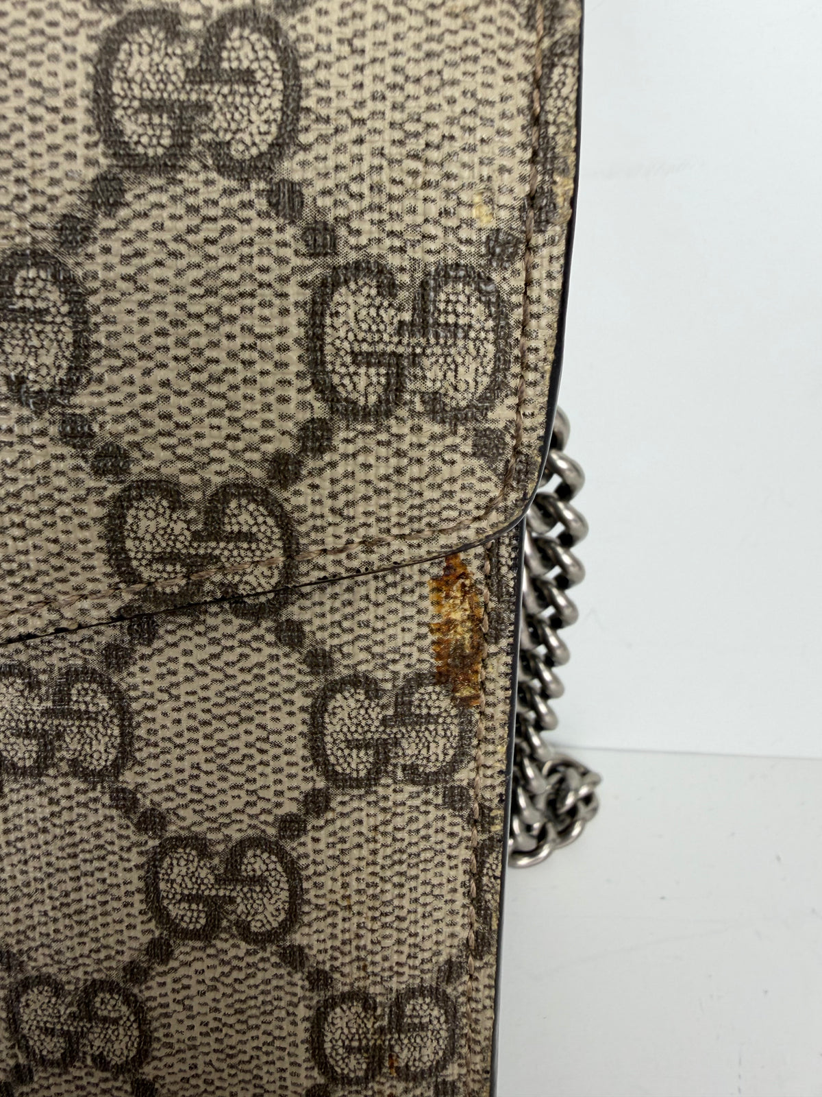 Gucci GG Supreme Dionysus Crossbody Bag in GG Monogram Coated Canvas YS15