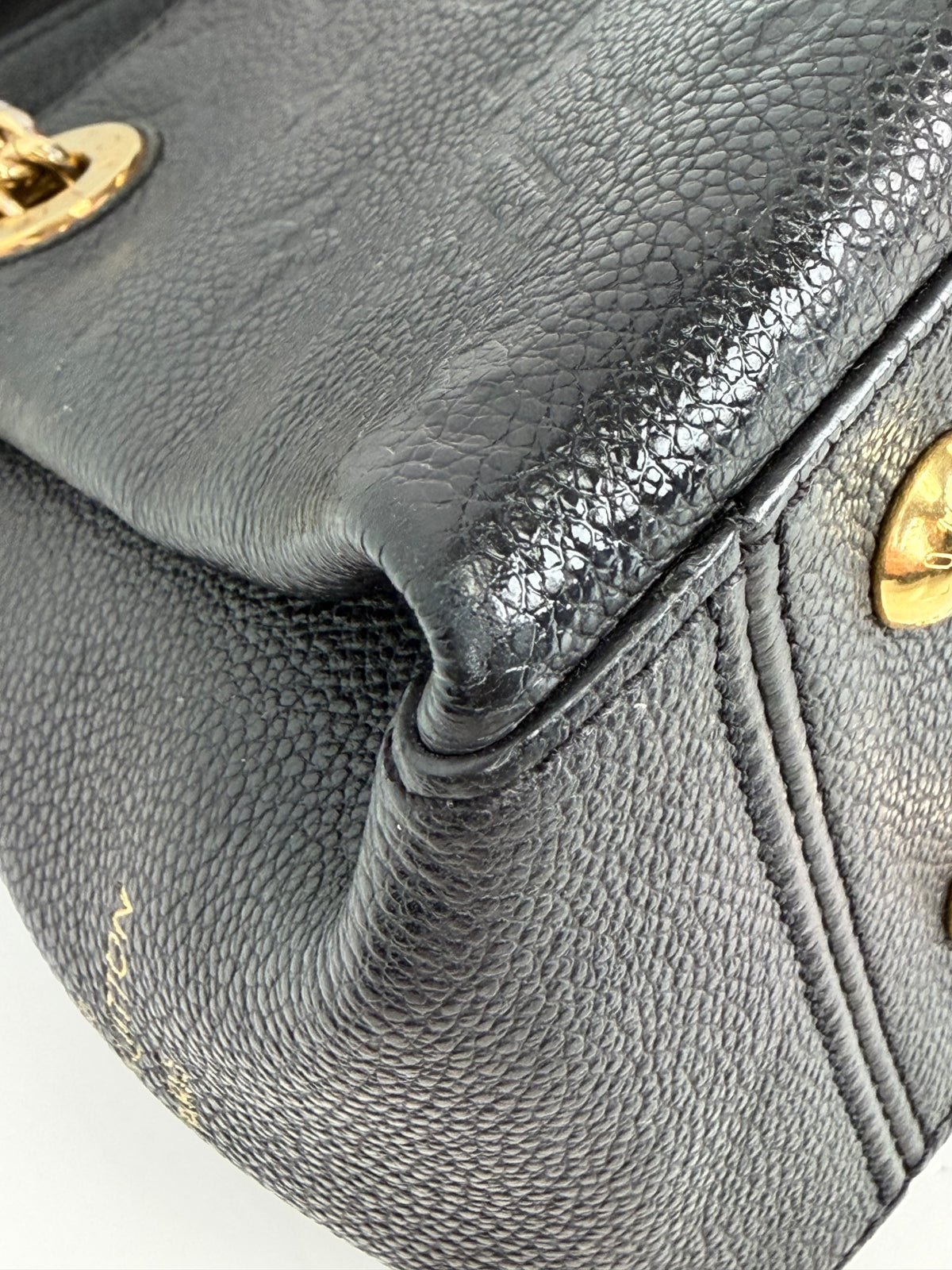 Louis Vuitton Surene BB Bag in Black LV Monogram Empreinte Leather NFC YD7