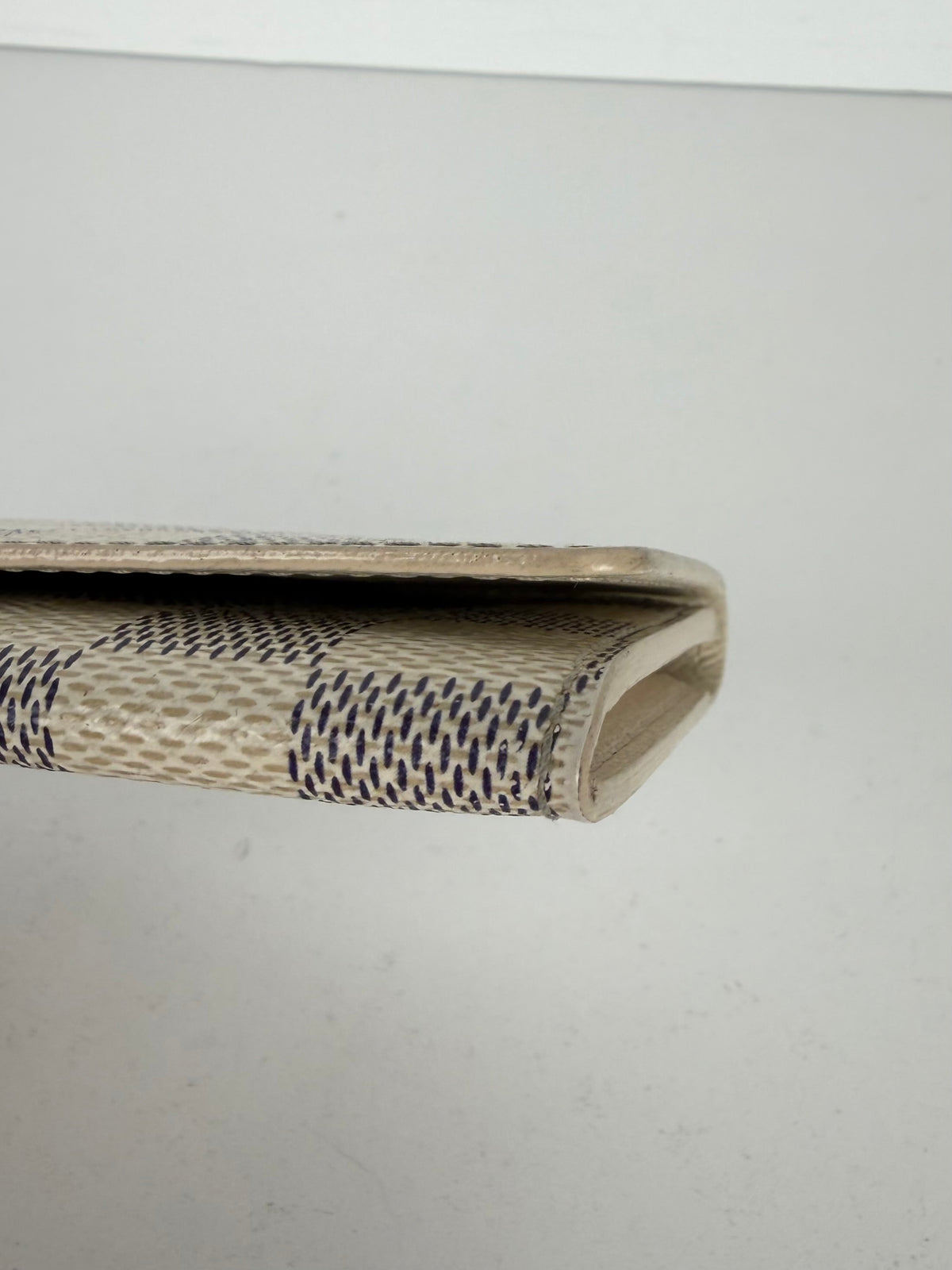 Louis Vuitton Card Holder White and blue Damier Azur Coated Canvas 2007 K-1