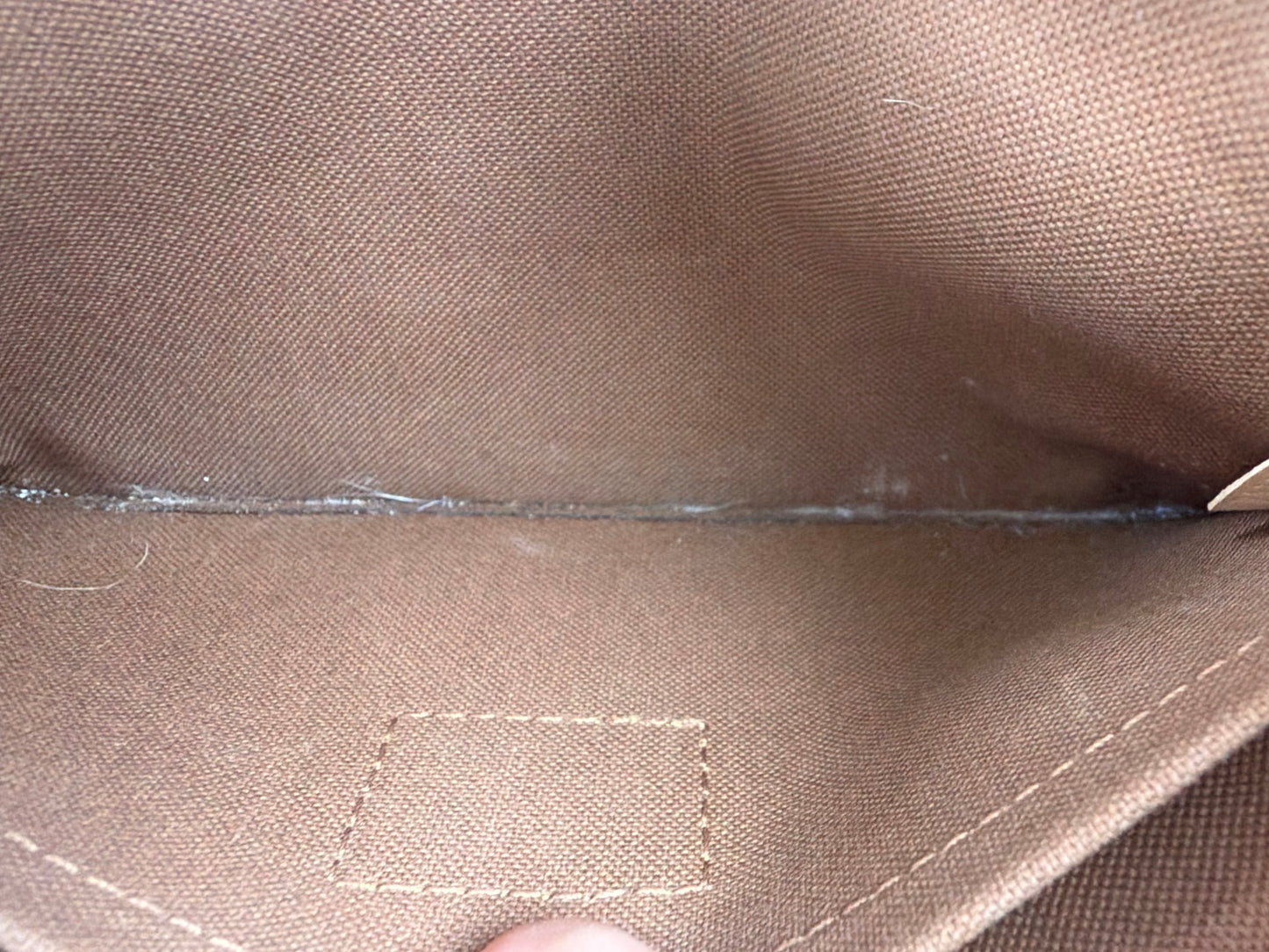 Louis Vuitton Multi Pochette Accessoires Bag in Brown LV Monogram Canvas 2020 YS-09