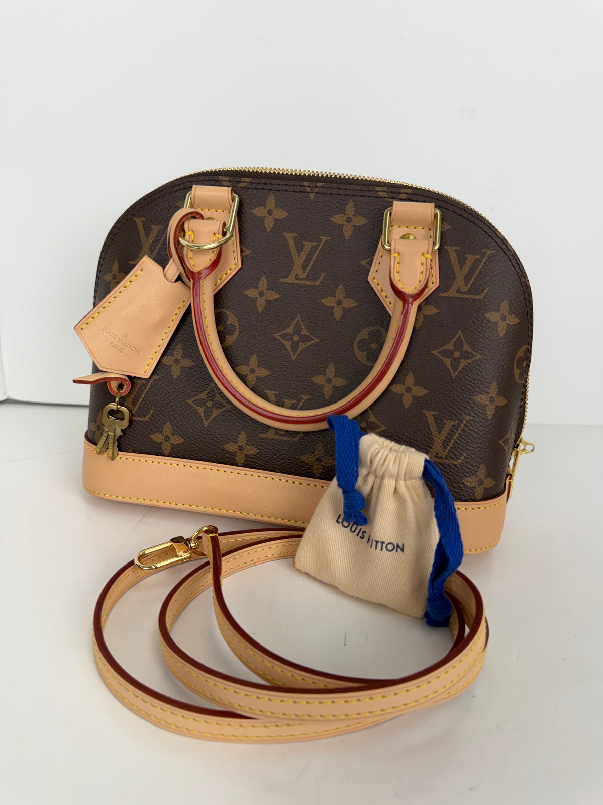 Louis Vuitton Monogram Alma BB Handbag in Brown LV Monogram Coated Canvas 2020 YF5