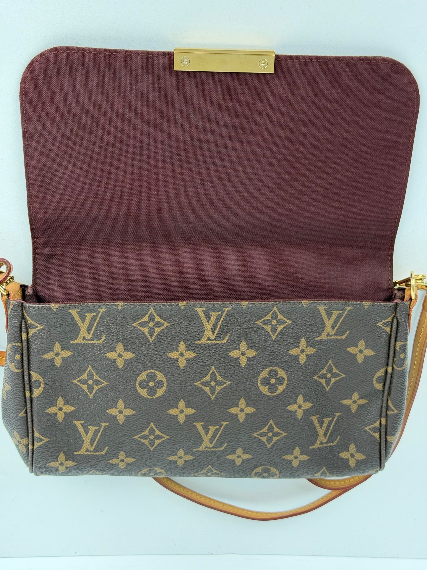 Louis Vuitton Favorite Bag MM in Brown LV Monogram Coated Canvas 2013 YS-10